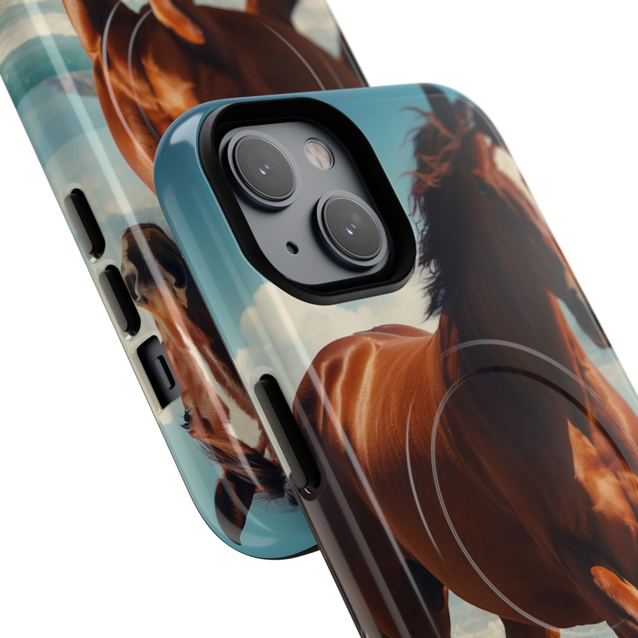 Blazing Horse iPhone 14 Case - Tough+