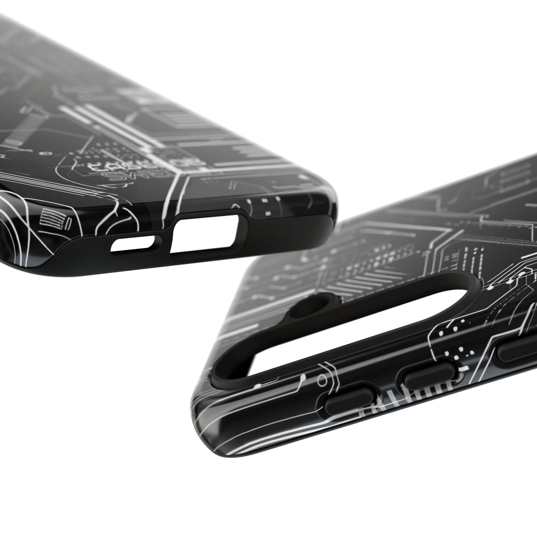 Futuristic Circuit Grid Samsung S24 - Tough