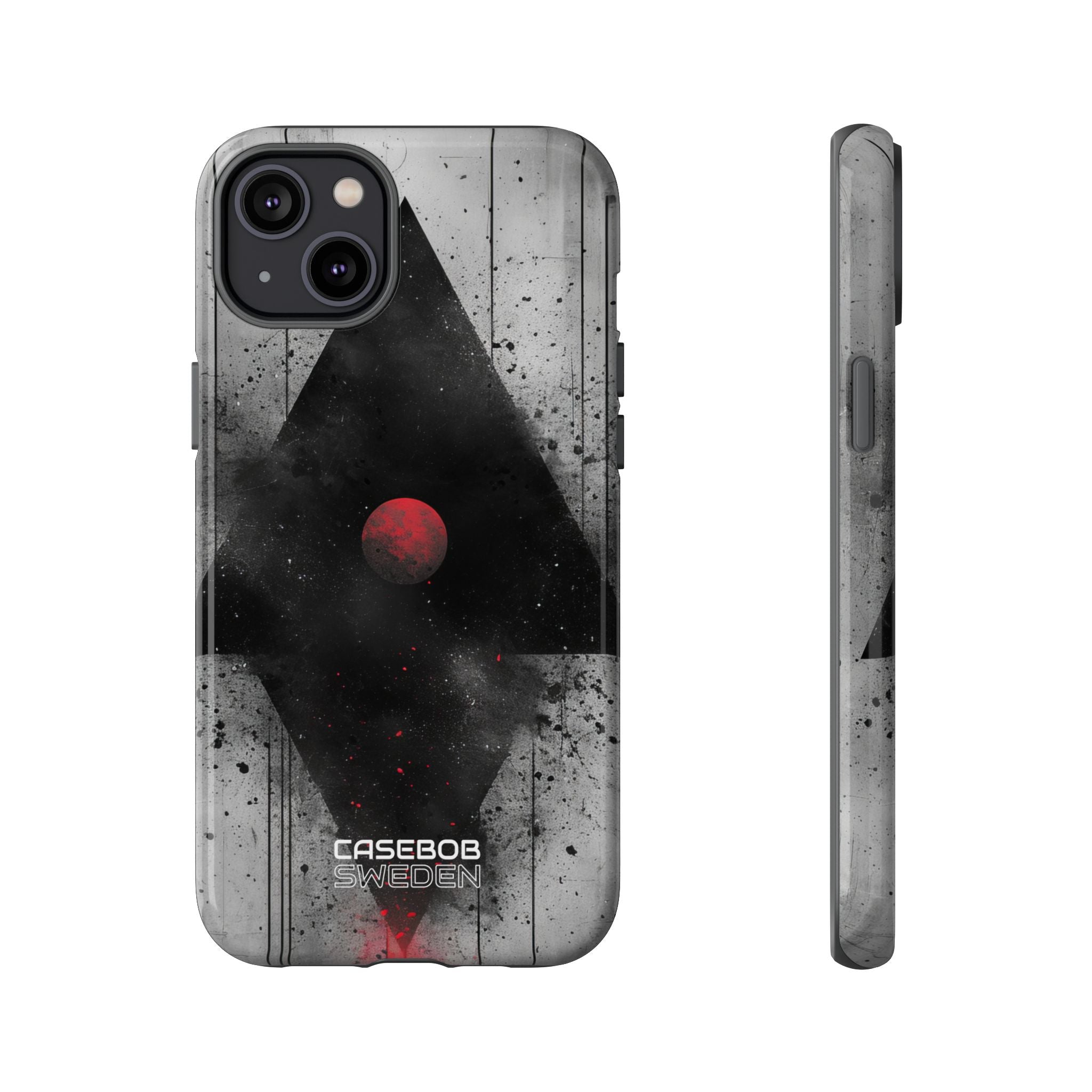 Crimson Core Geometry iPhone 14 - Tough