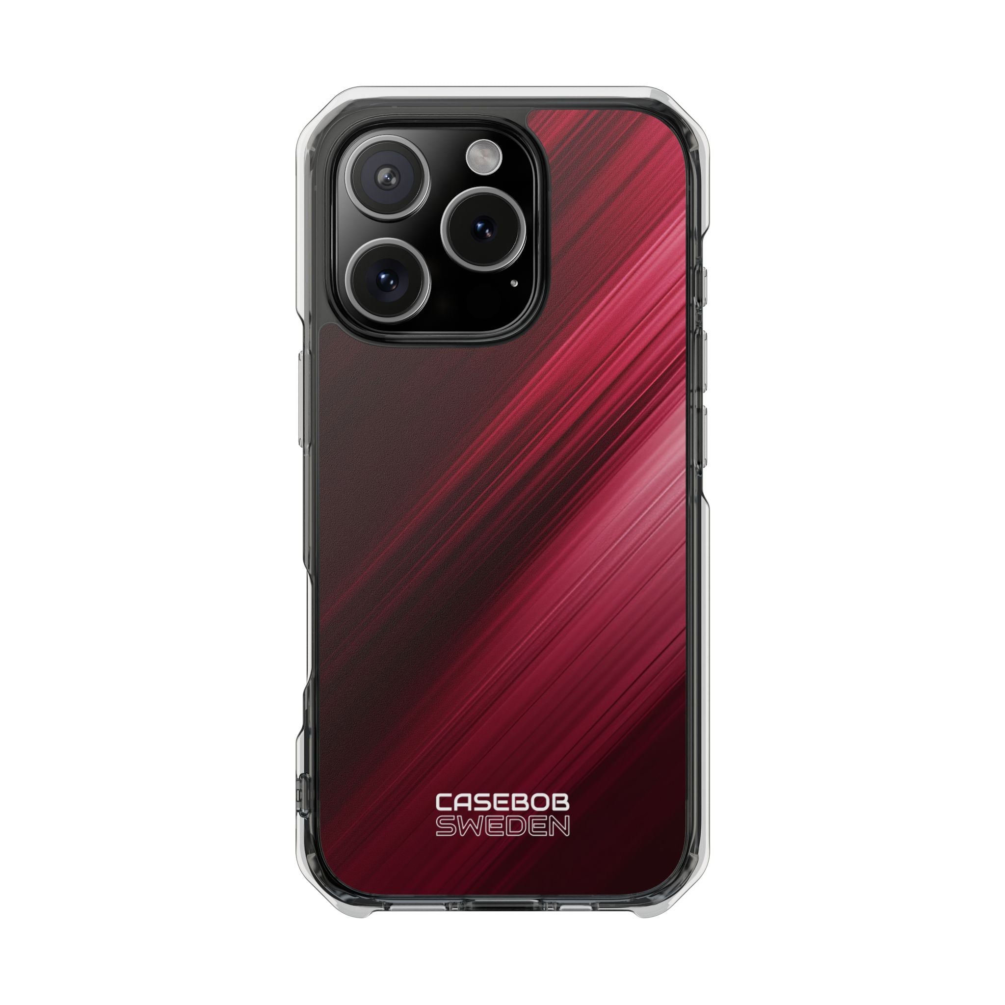 Crimson Drift Motion iPhone 16 - Impact Clear+