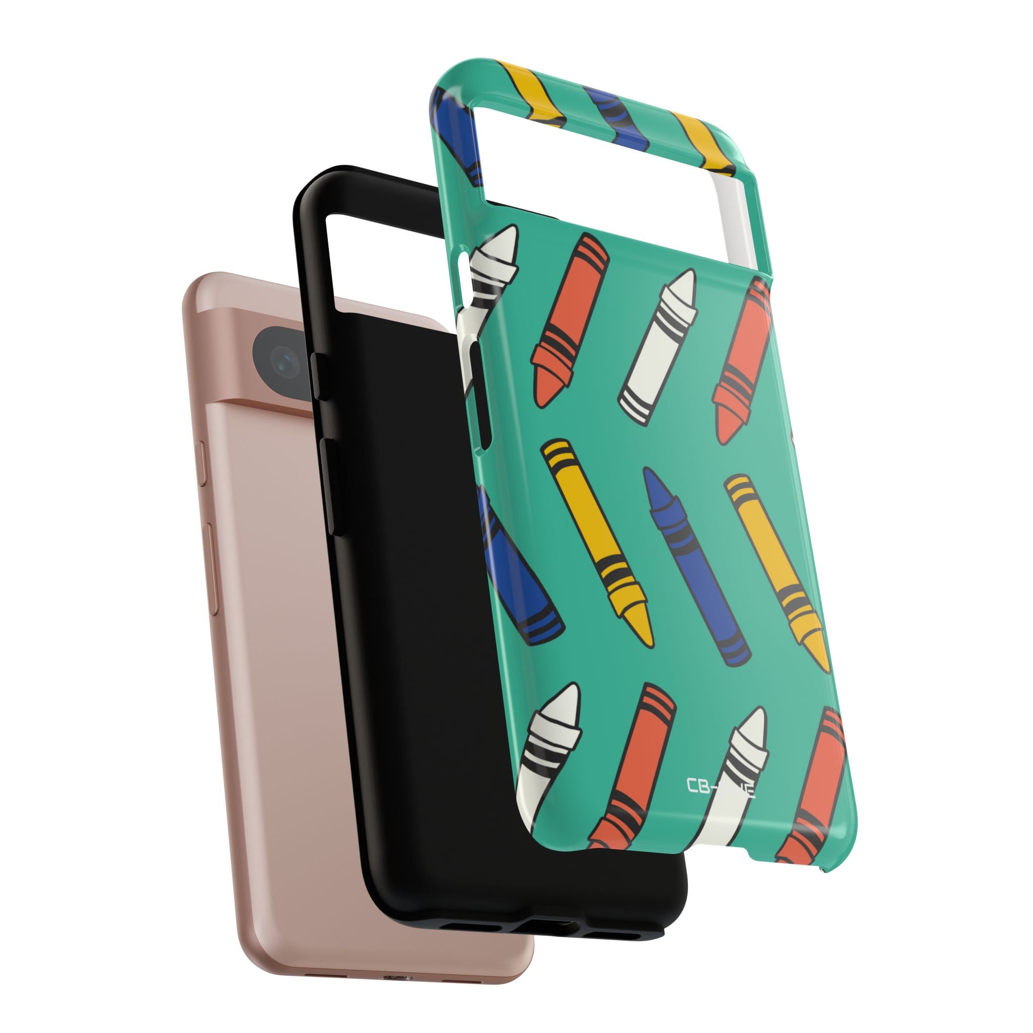Crayons Dance Playfully - Google Pixel Case