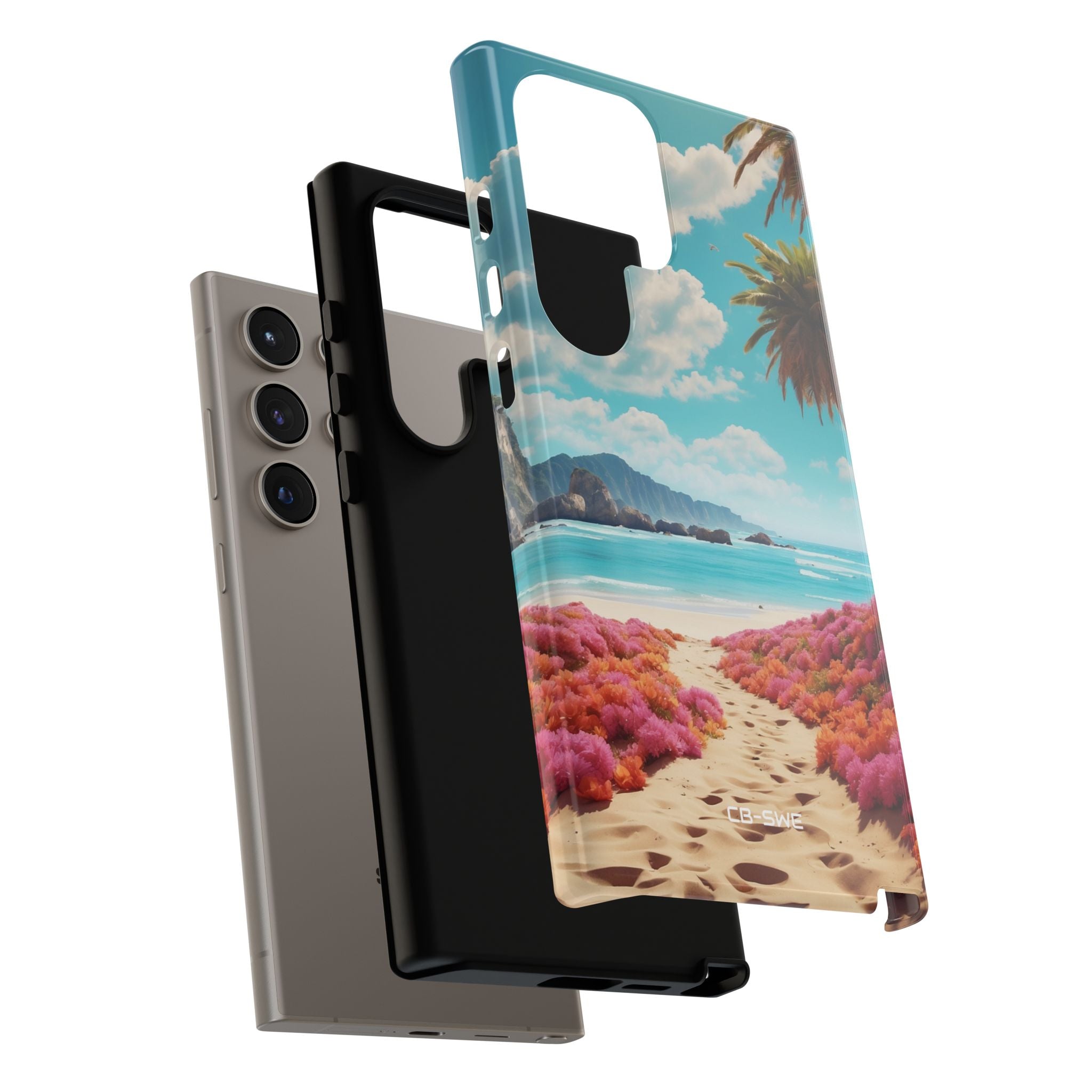 Tropical Flowers Frame - Samsung Case