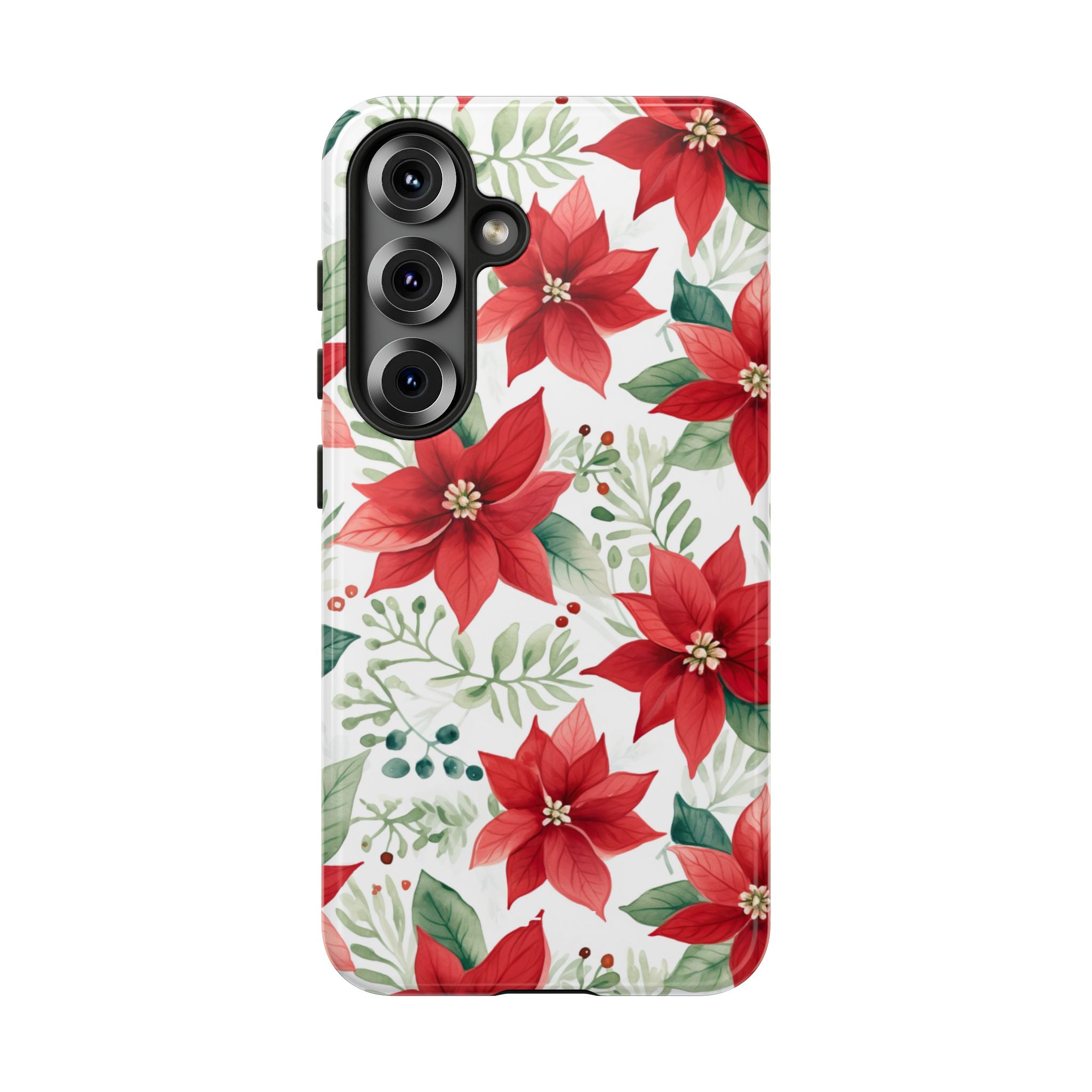 Poinsettias Bloom Bright - Samsung Case