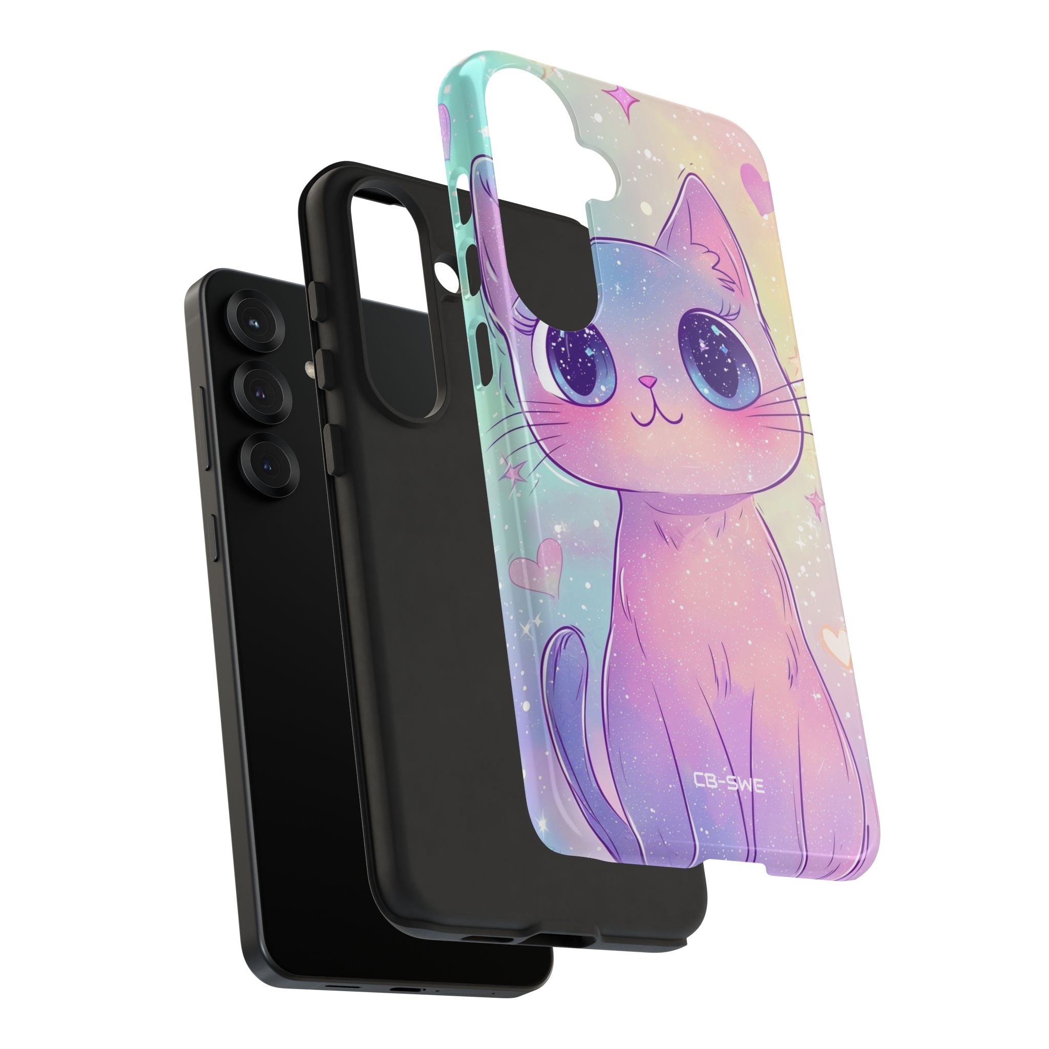 Sparkling Cat Smiles - Samsung Case