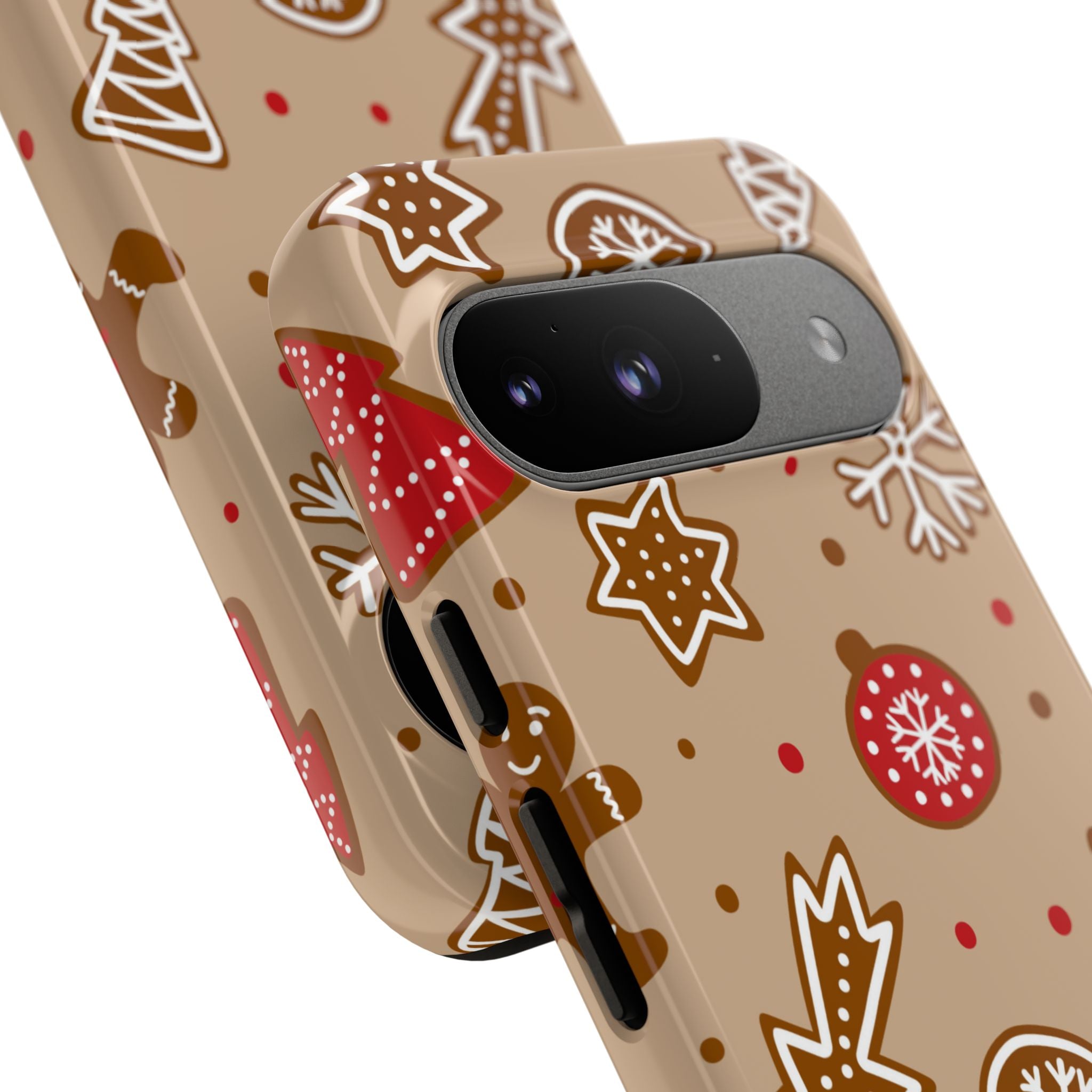 Gingerbread Men Celebrate - Google Pixel Case