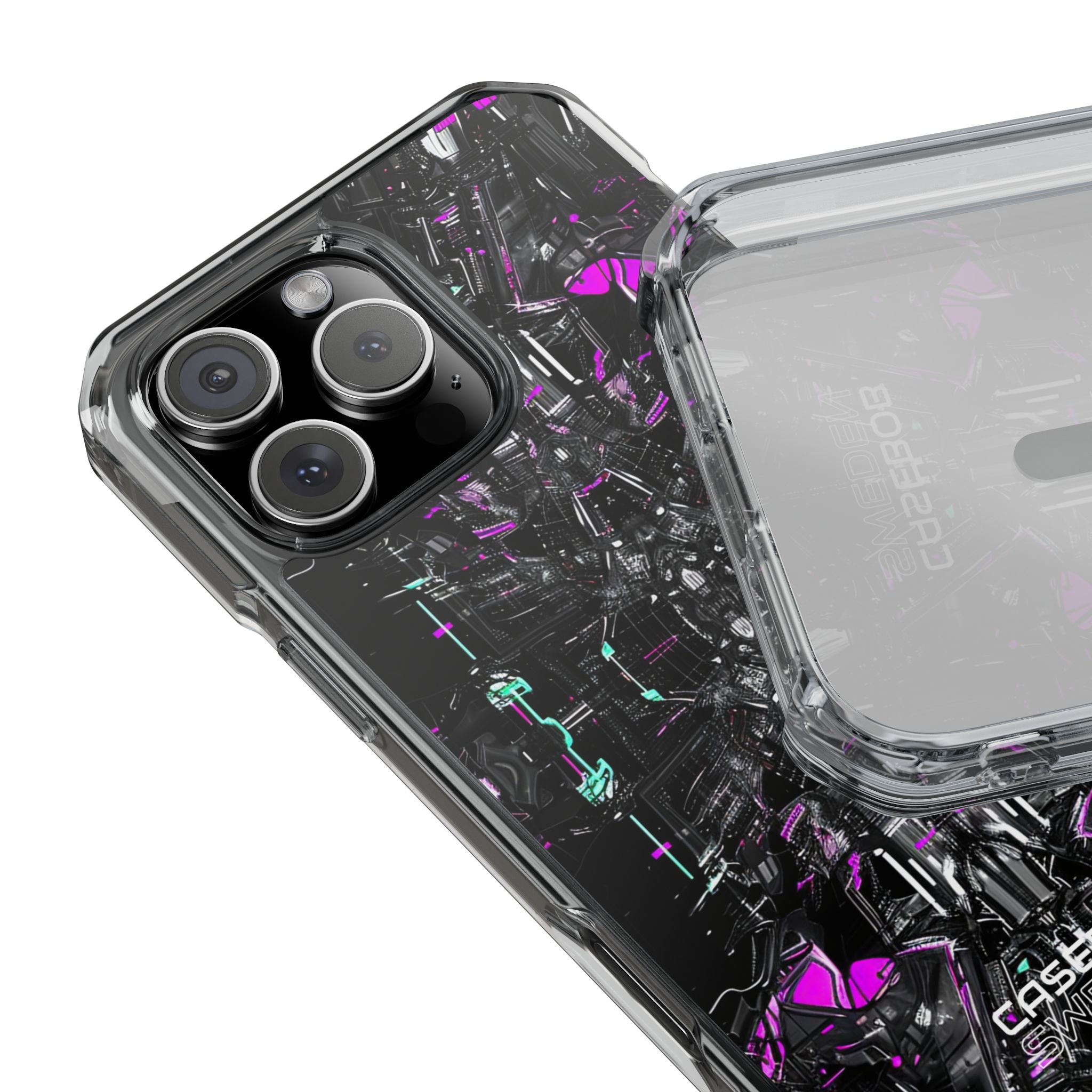 Cybernetic Neon Nexus iPhone 16 - Impact Clear+