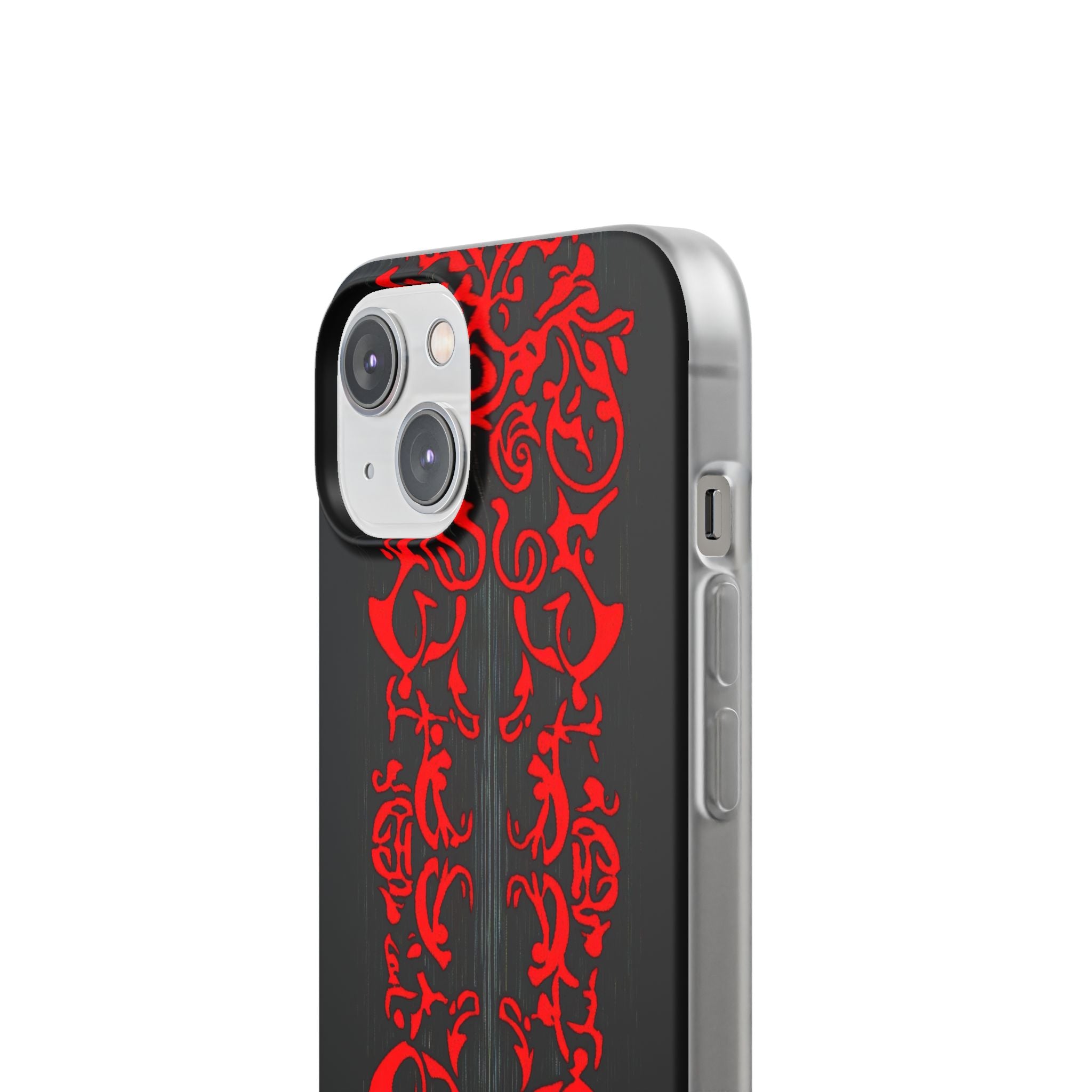 Crimson Spiral iPhone 14 Case - Soft