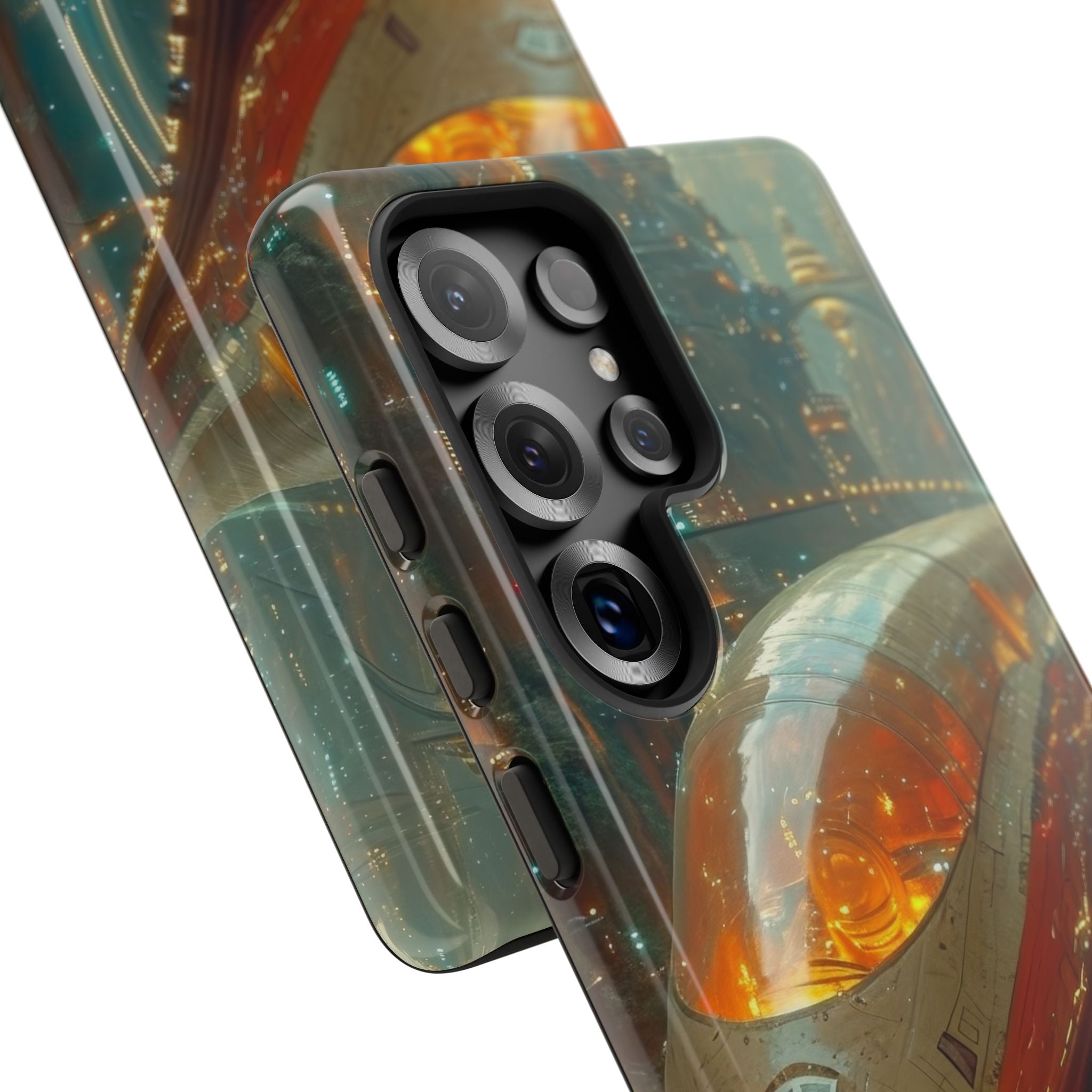 Futuristische Trein Odyssee Samsung S25 - Tough