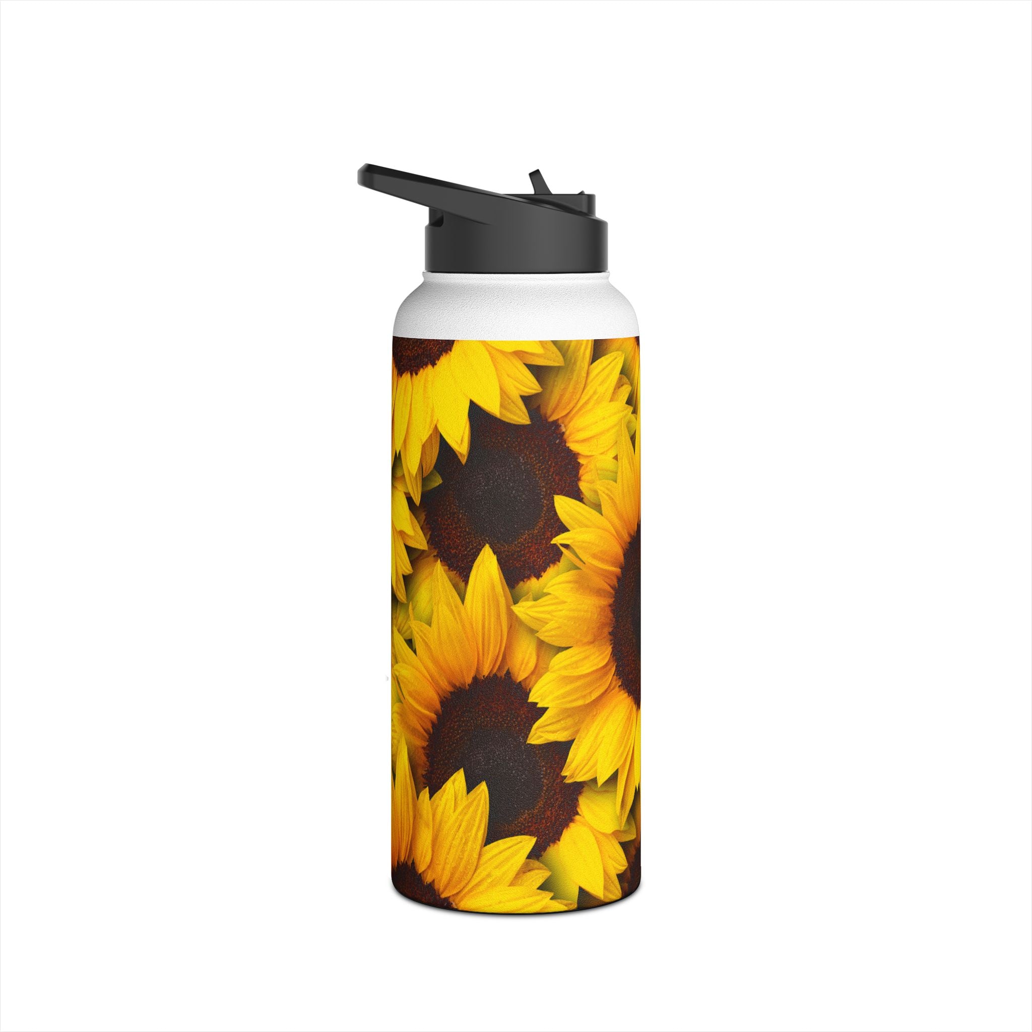 Sunflower Radiance - Stainless Steel Water Bottle