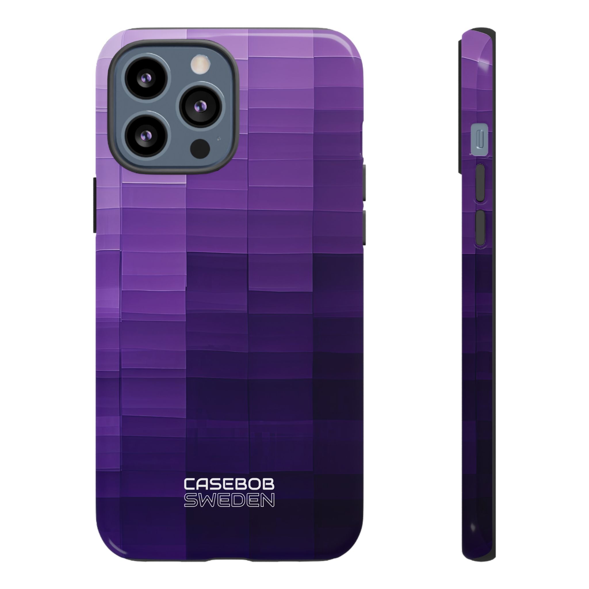 Purple Horizon Grid iPhone 13 - Tough