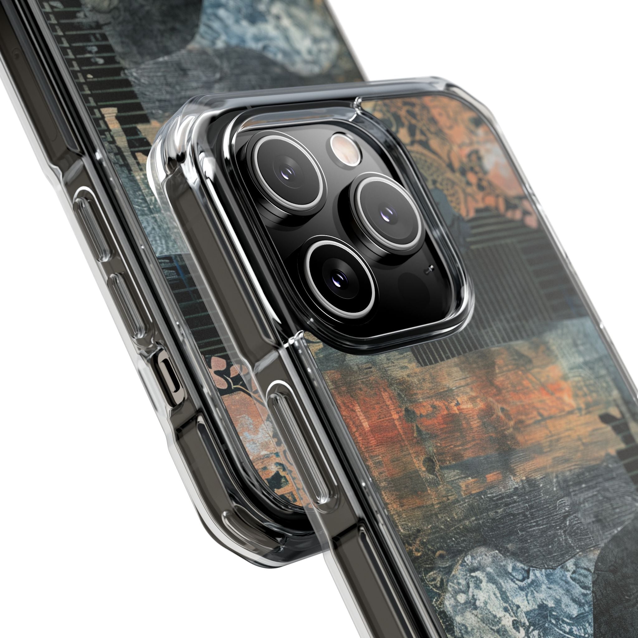 Rust Bloom Tangle iPhone 14 - Impact Clear+