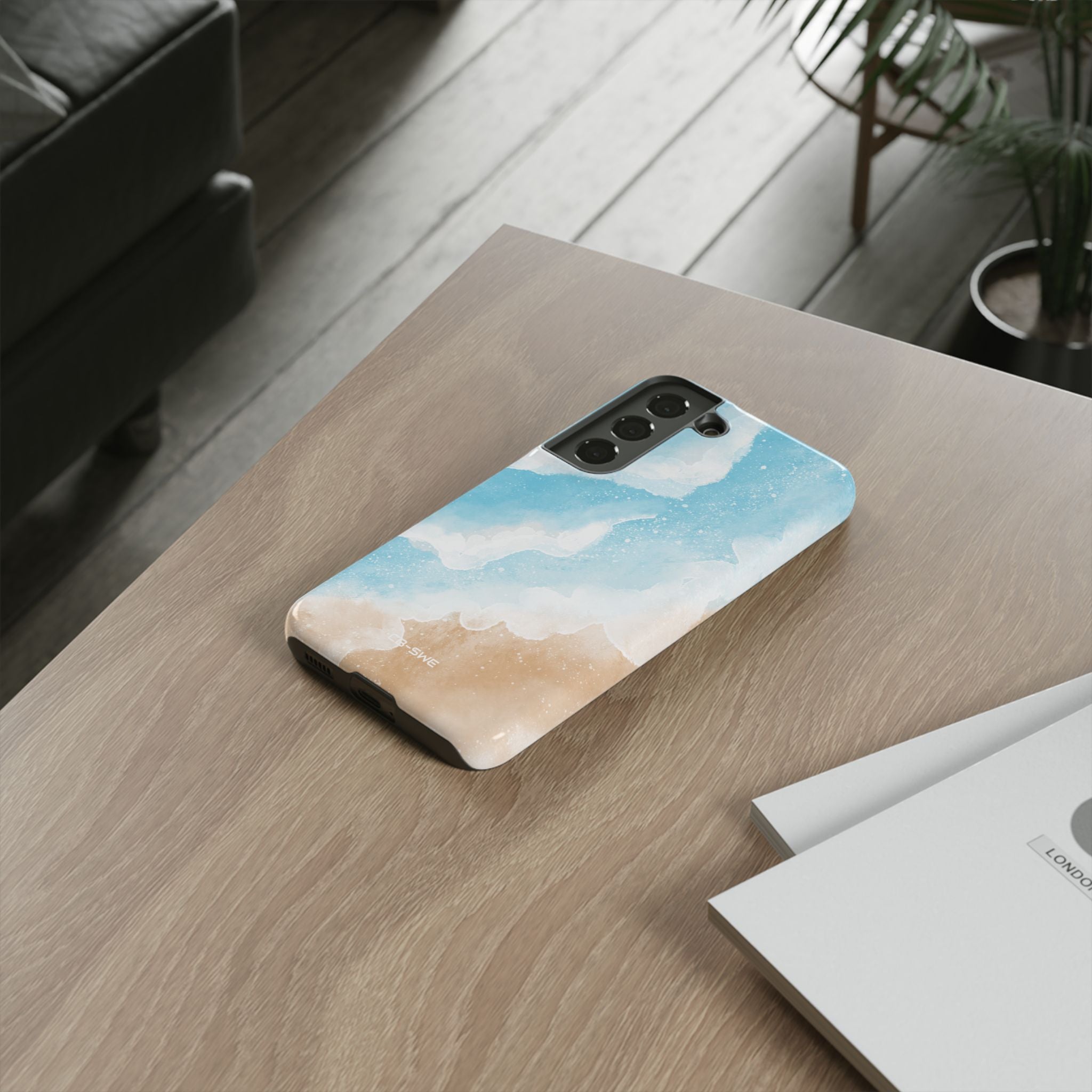 Serene Coastal Whispers - Samsung Case