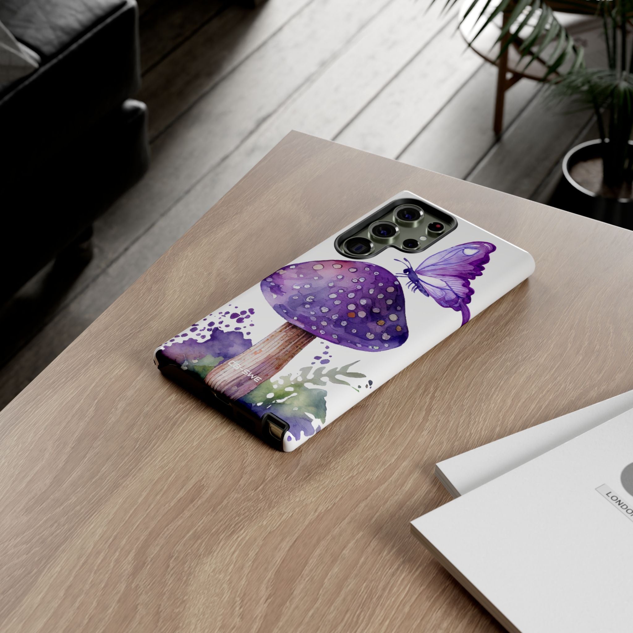 Whimsical Butterfly Perch - Samsung Case