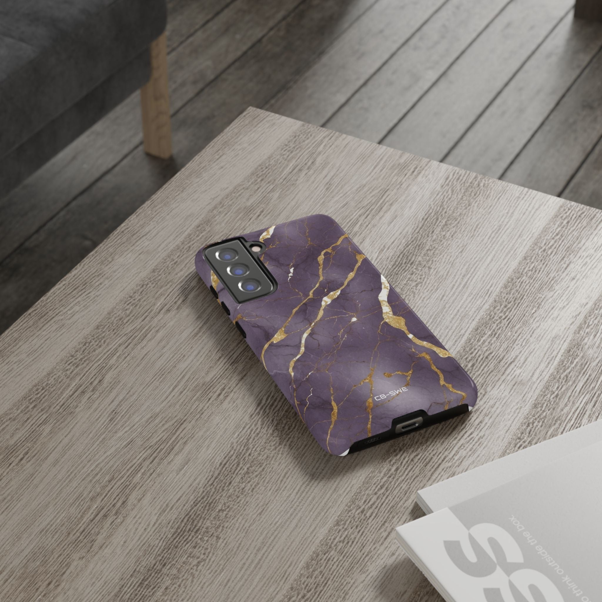 Golden Veins Flowing - Samsung Case