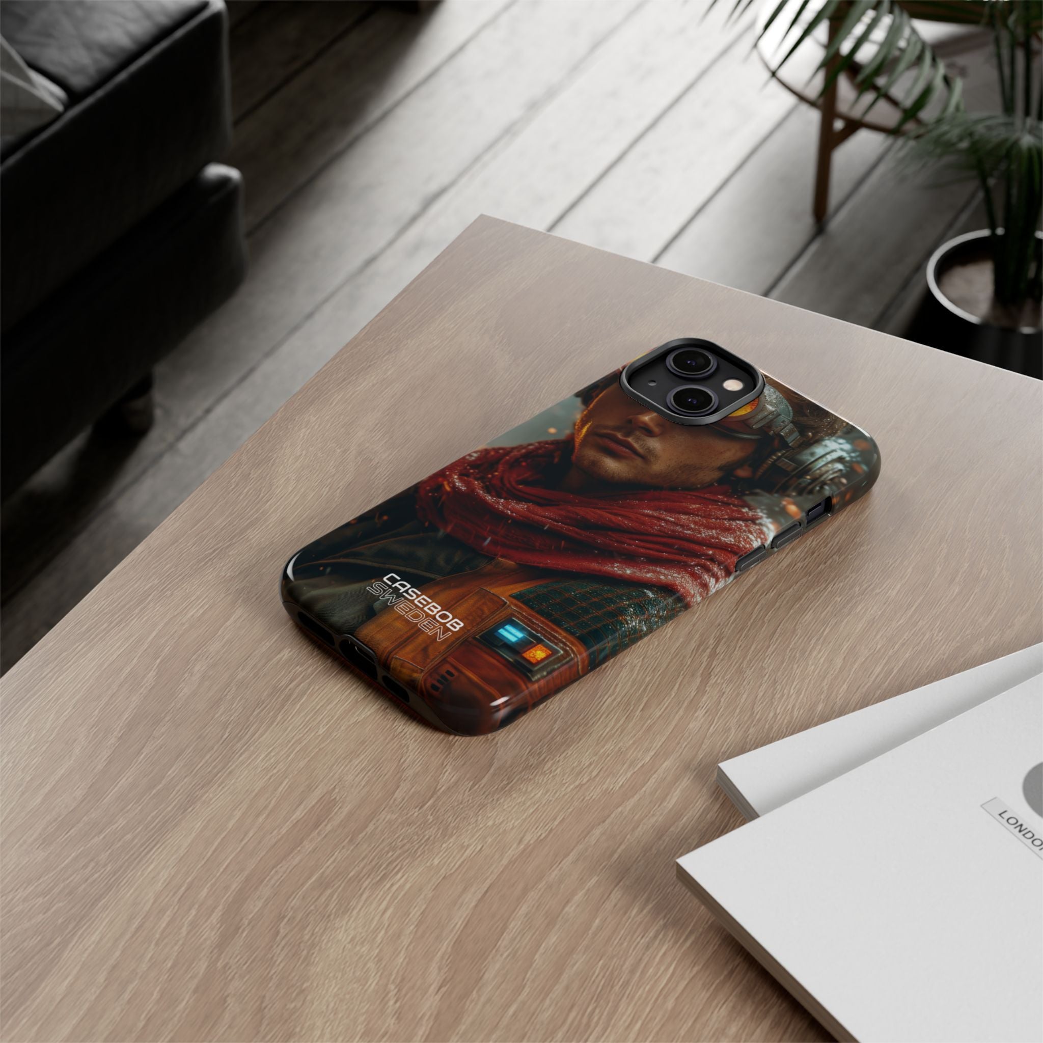 Futuristic Steampunk Explorer iPhone 14 - Tough