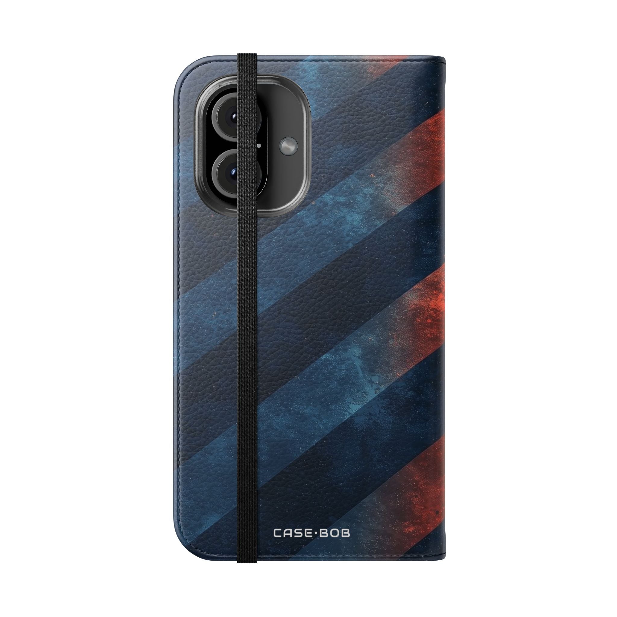 Diagonal Stripes Blaze - iPhone 16 Case - Wallet