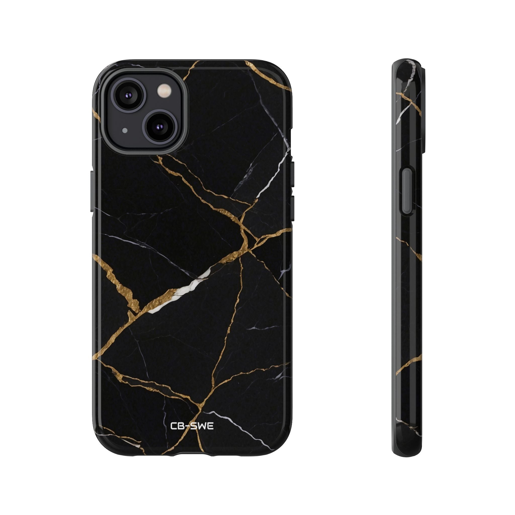 Golden Veins Emerge - iPhone Case