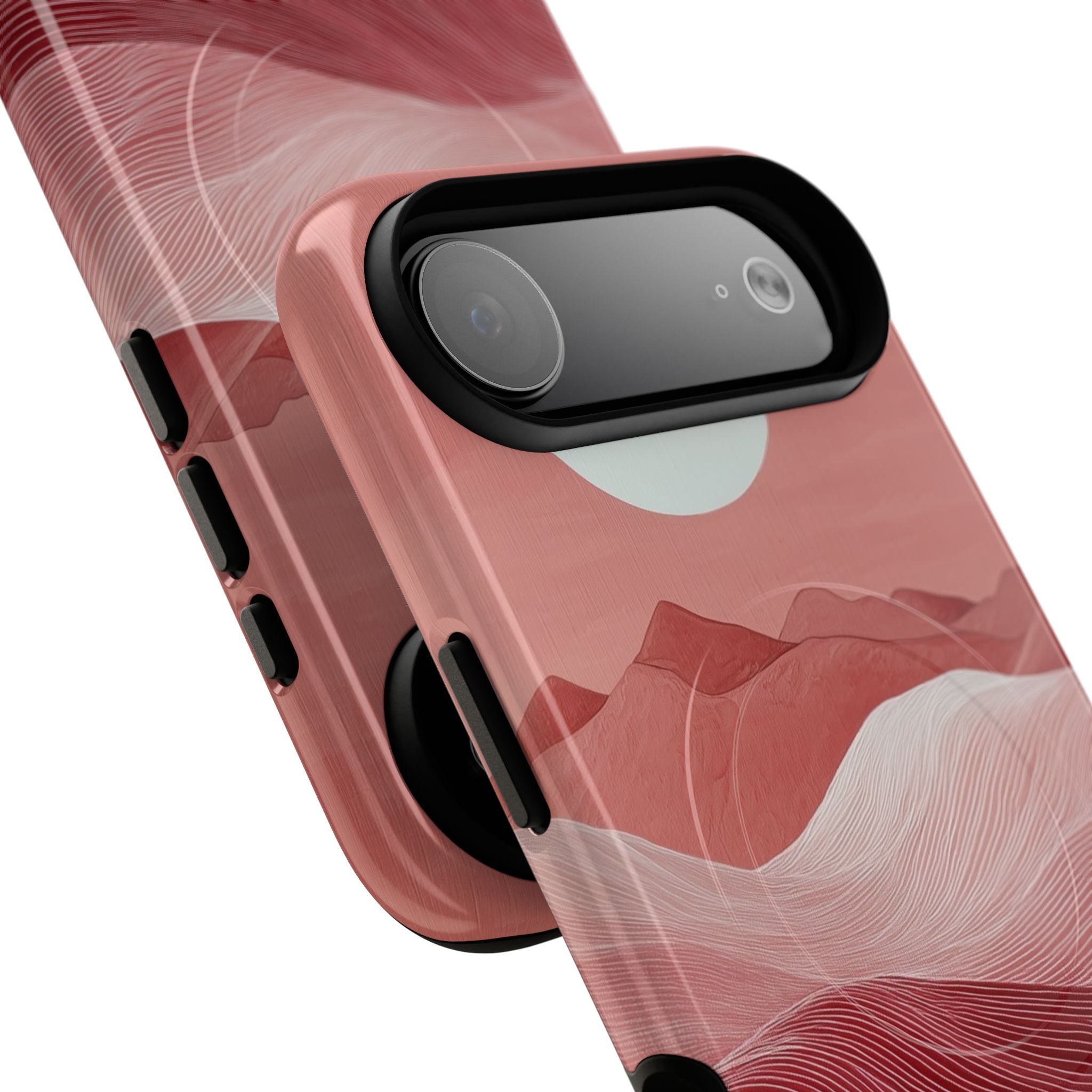 White Orb Dunes iPhone 17 Air Case - Tough+