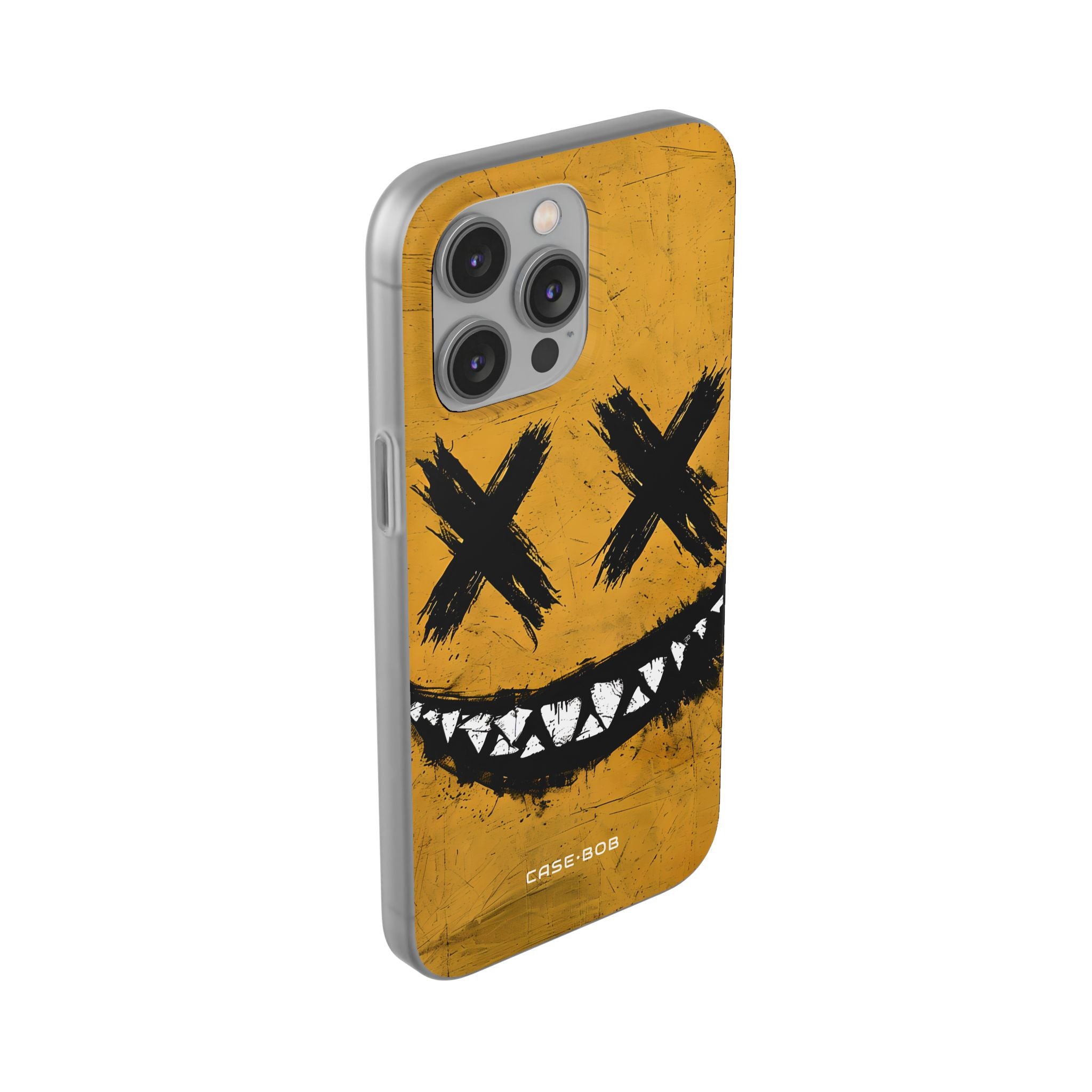 Jagged Smile Yellow iPhone 14 Pro Max Case - Soft