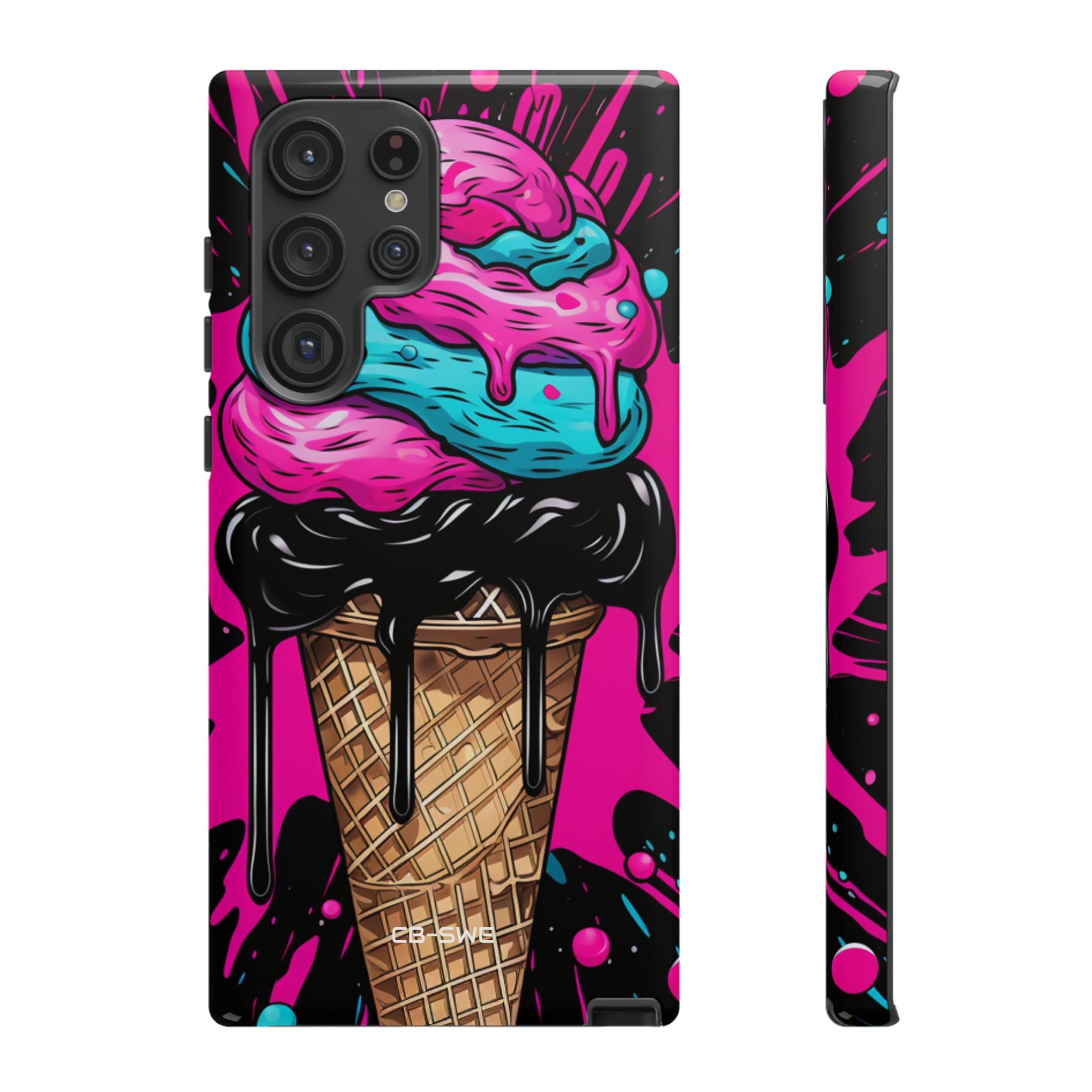 Neon Ice Cream Burst - Samsung Case