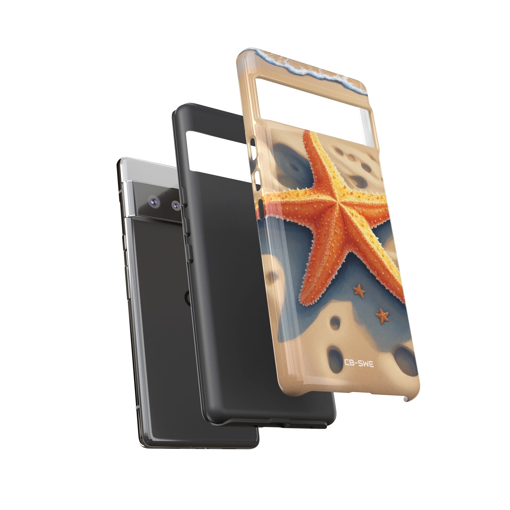 Starfish Rests On Sand - Google Pixel Case
