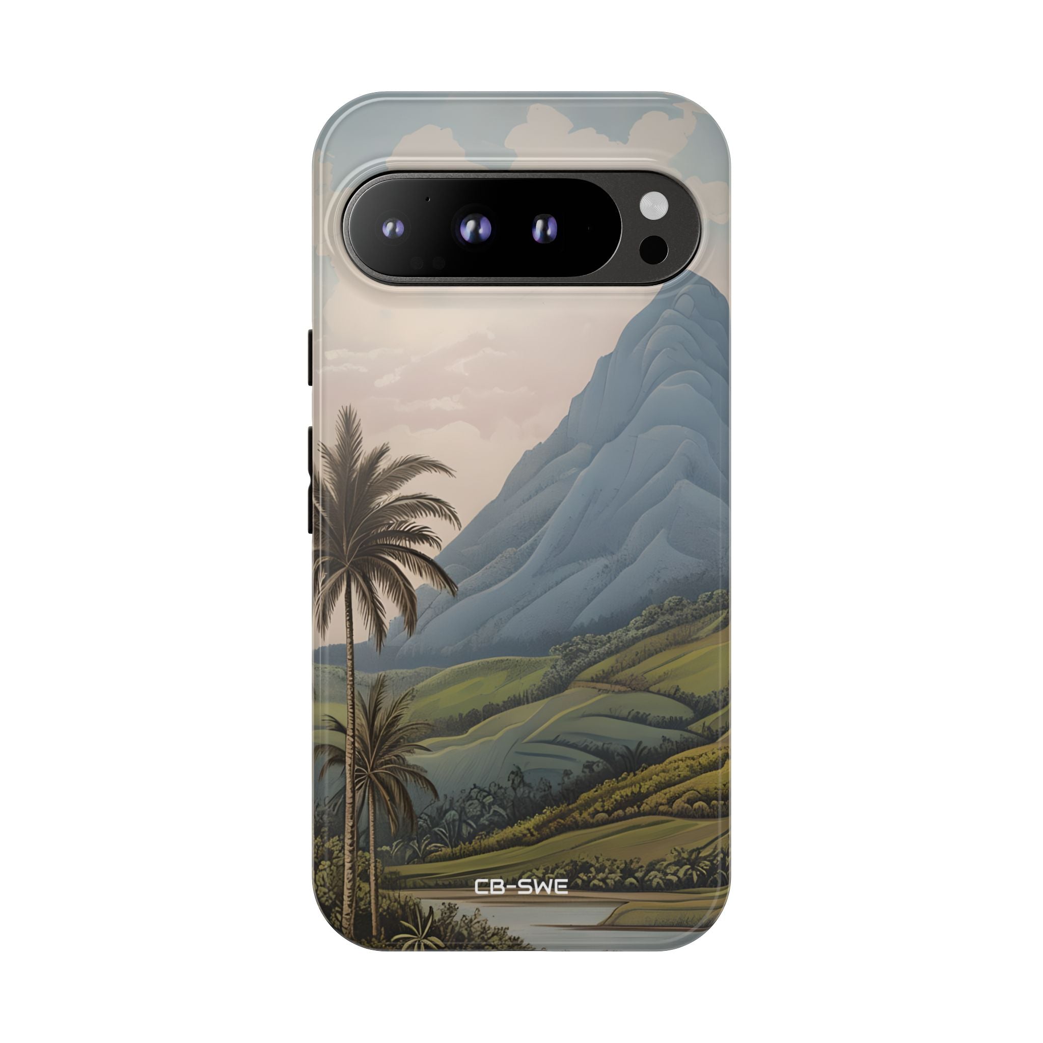 Serene Mountain Oasis - Google Pixel Case