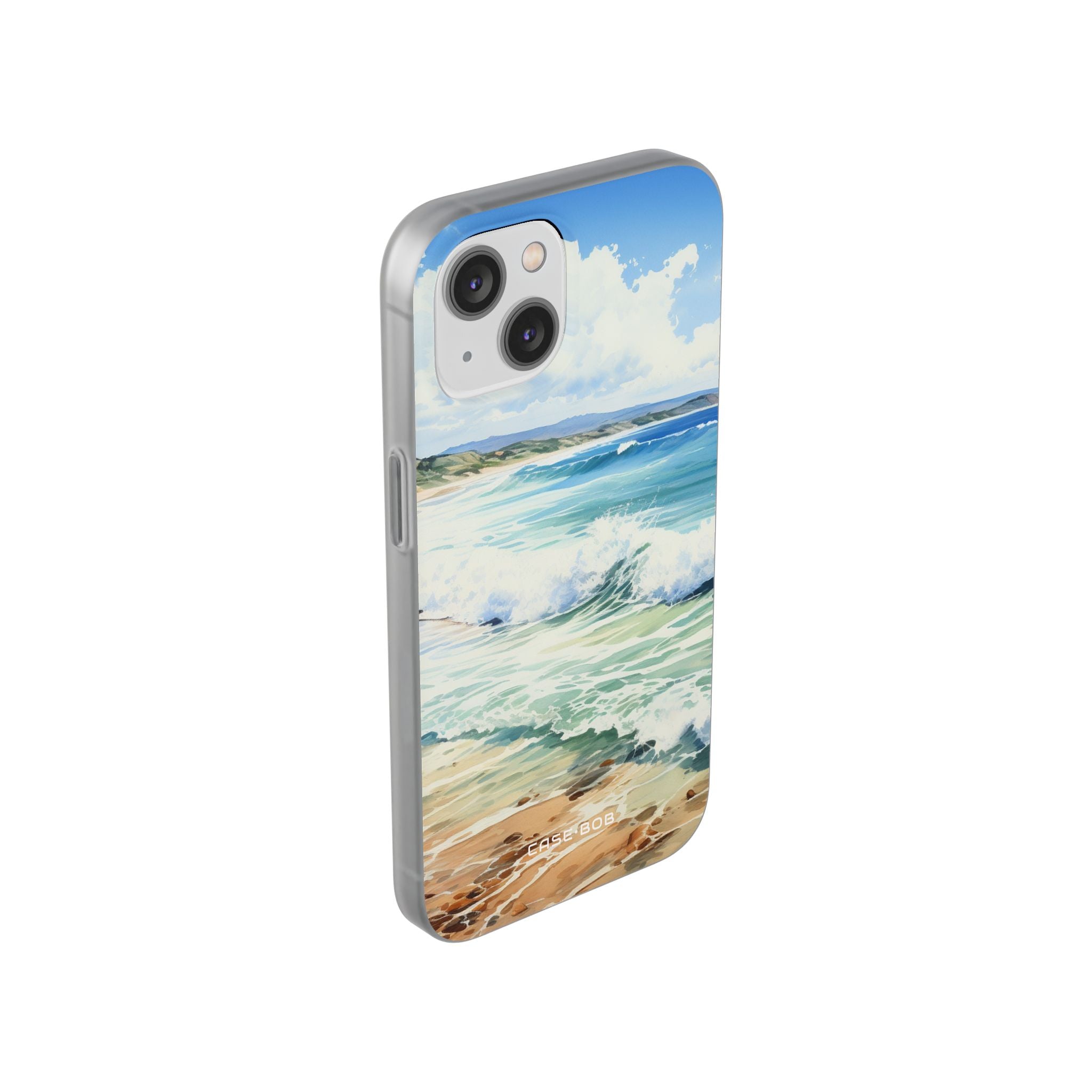 Foamy Wave Breeze iPhone 14 Case - Soft