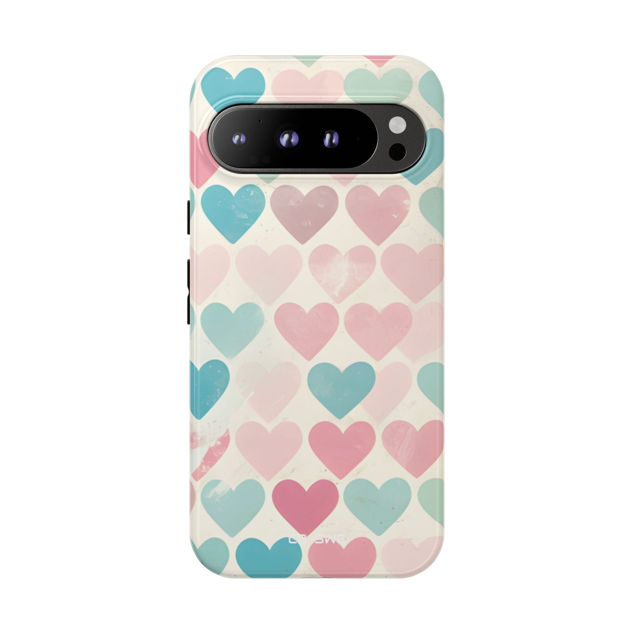 Retro Hearts Symmetry - Google Pixel Case