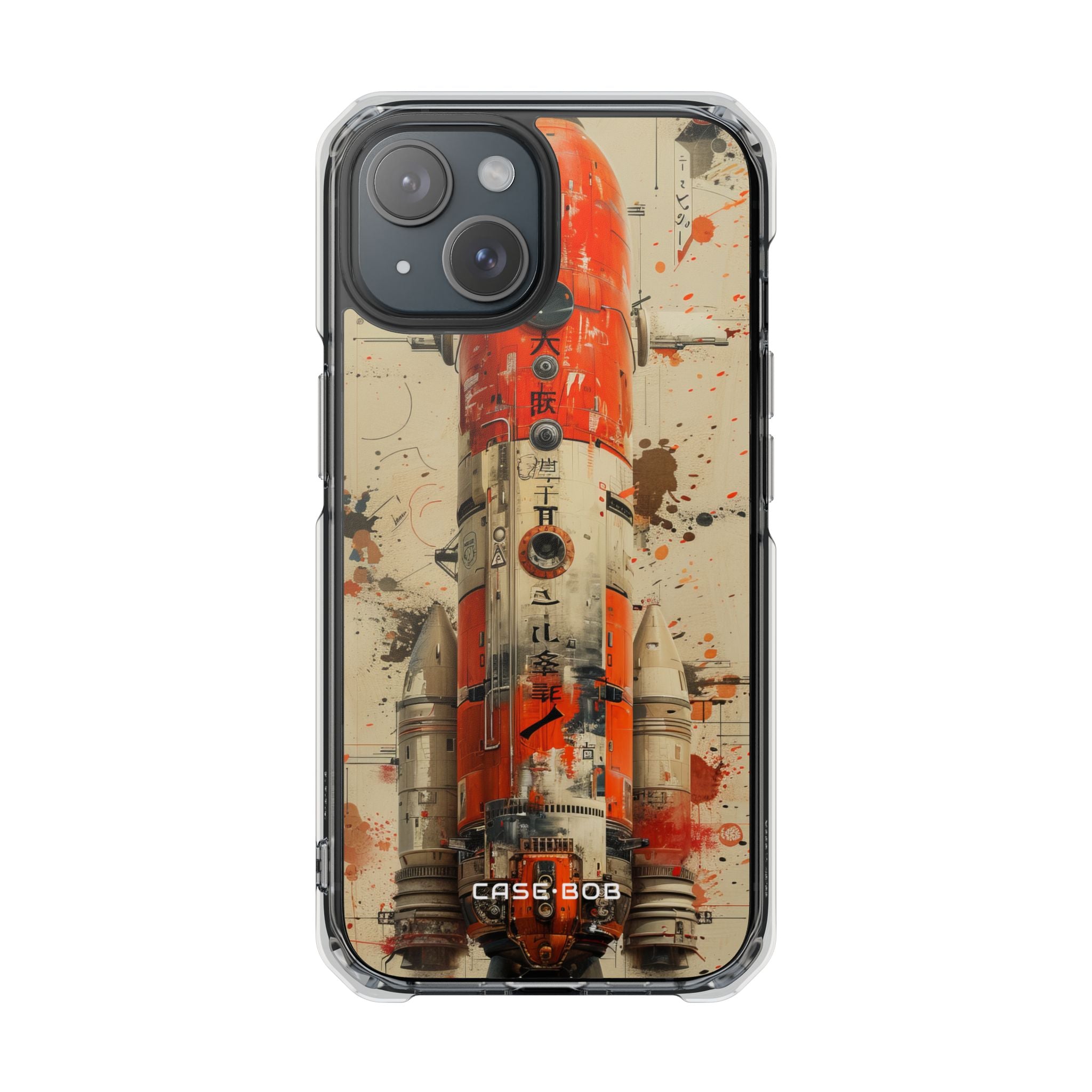 Crimson Rocket iPhone 15 Case - Impact