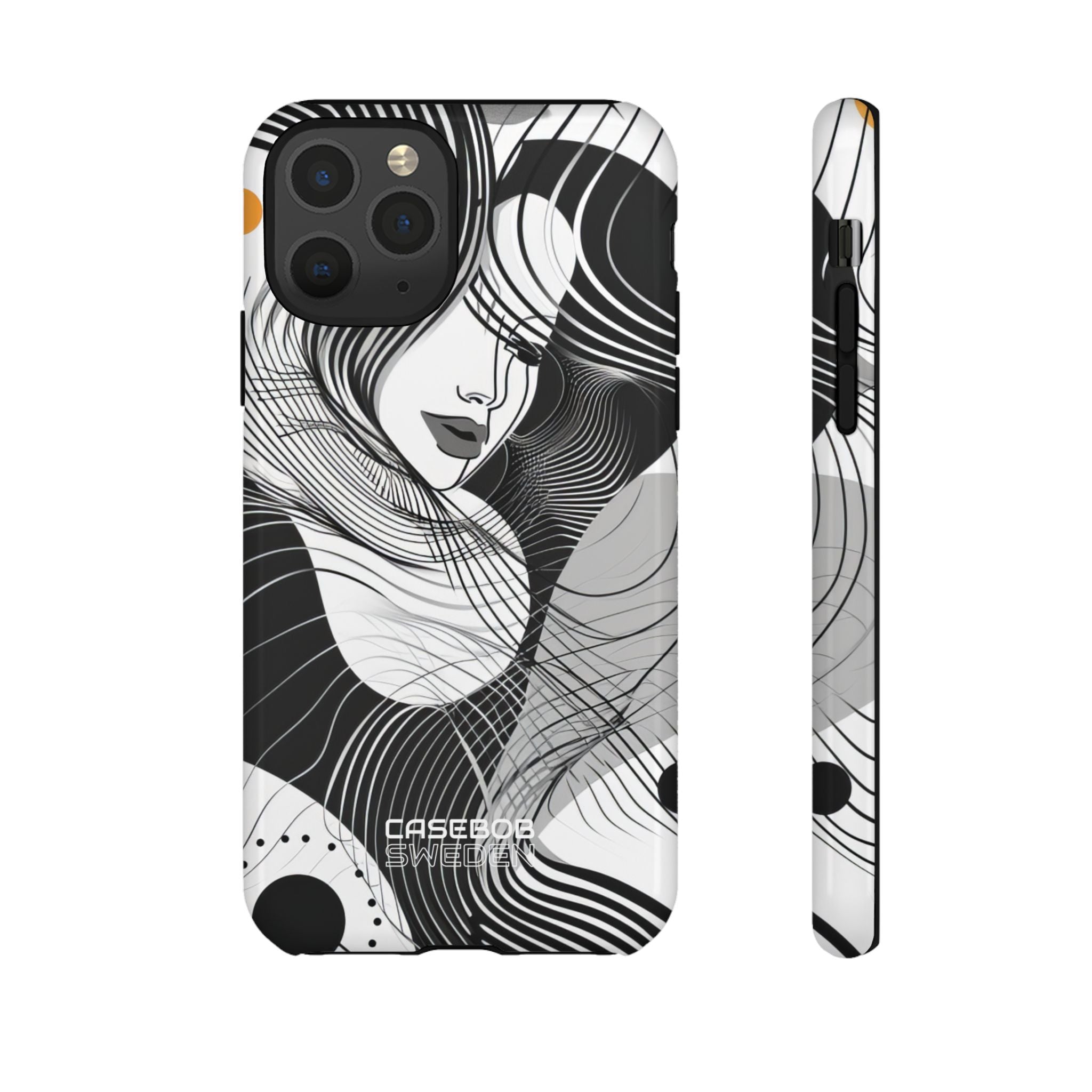 Orange Wave Motion iPhone 11 - Tough