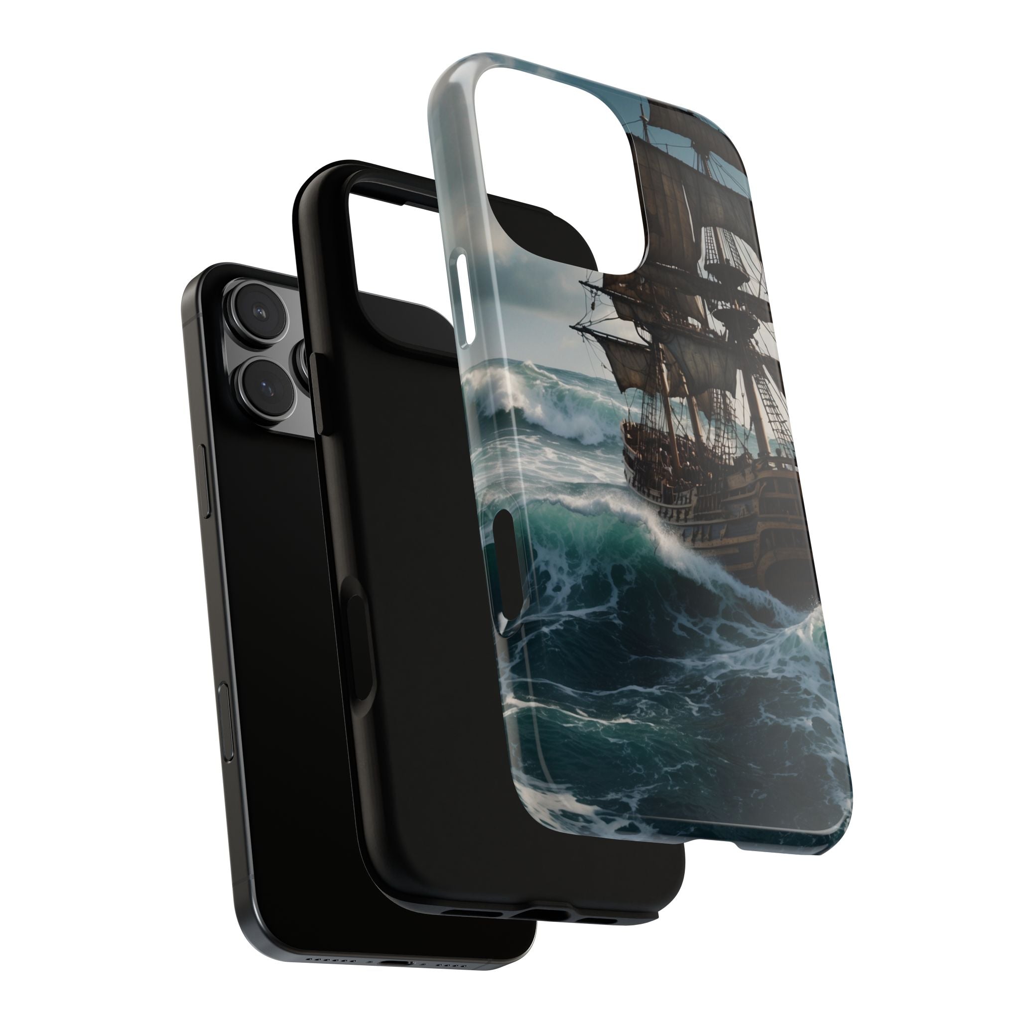 Blue Ship iPhone 16 Pro Max Case - Tough