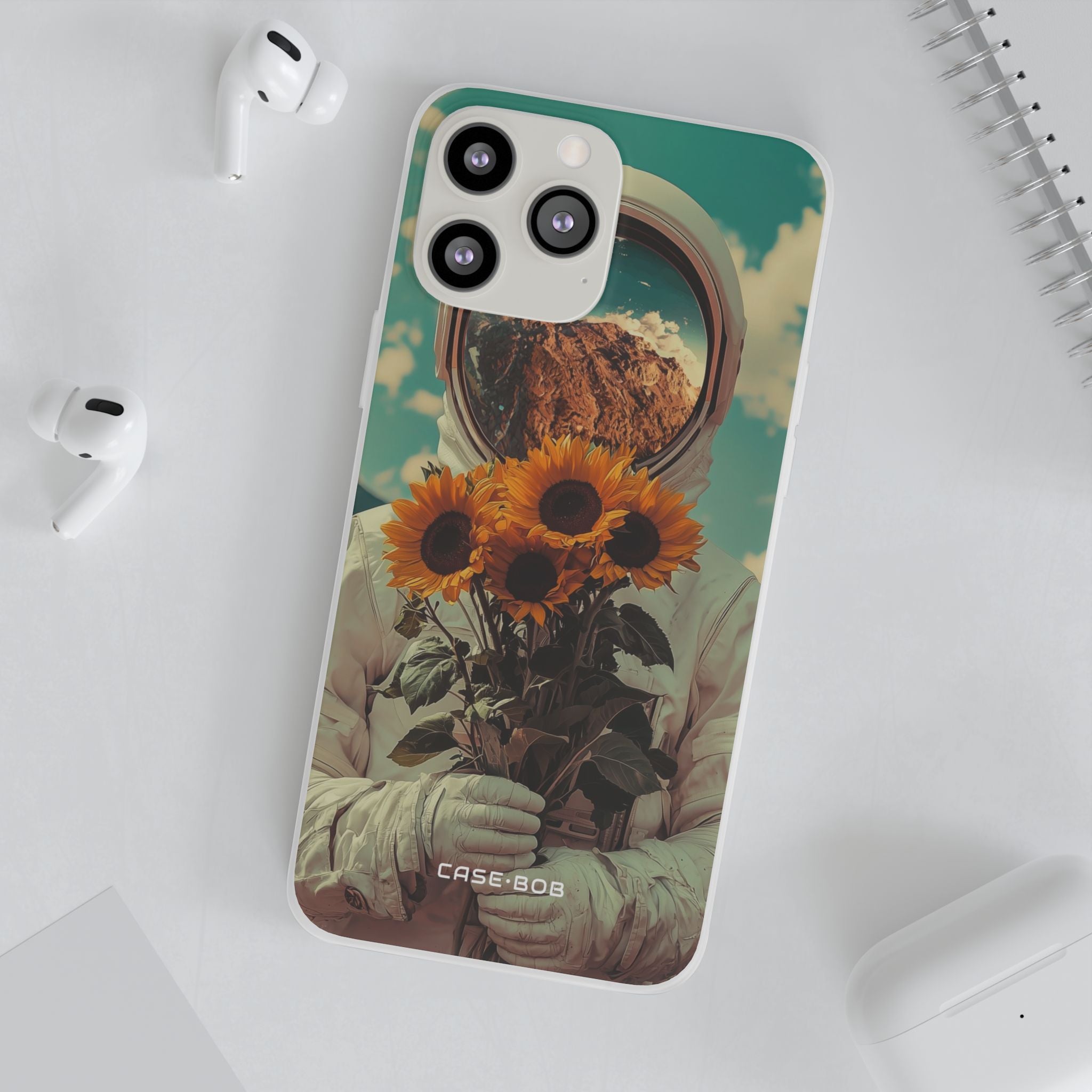 Sunflower Astronaut iPhone 13 Pro Max - Soft