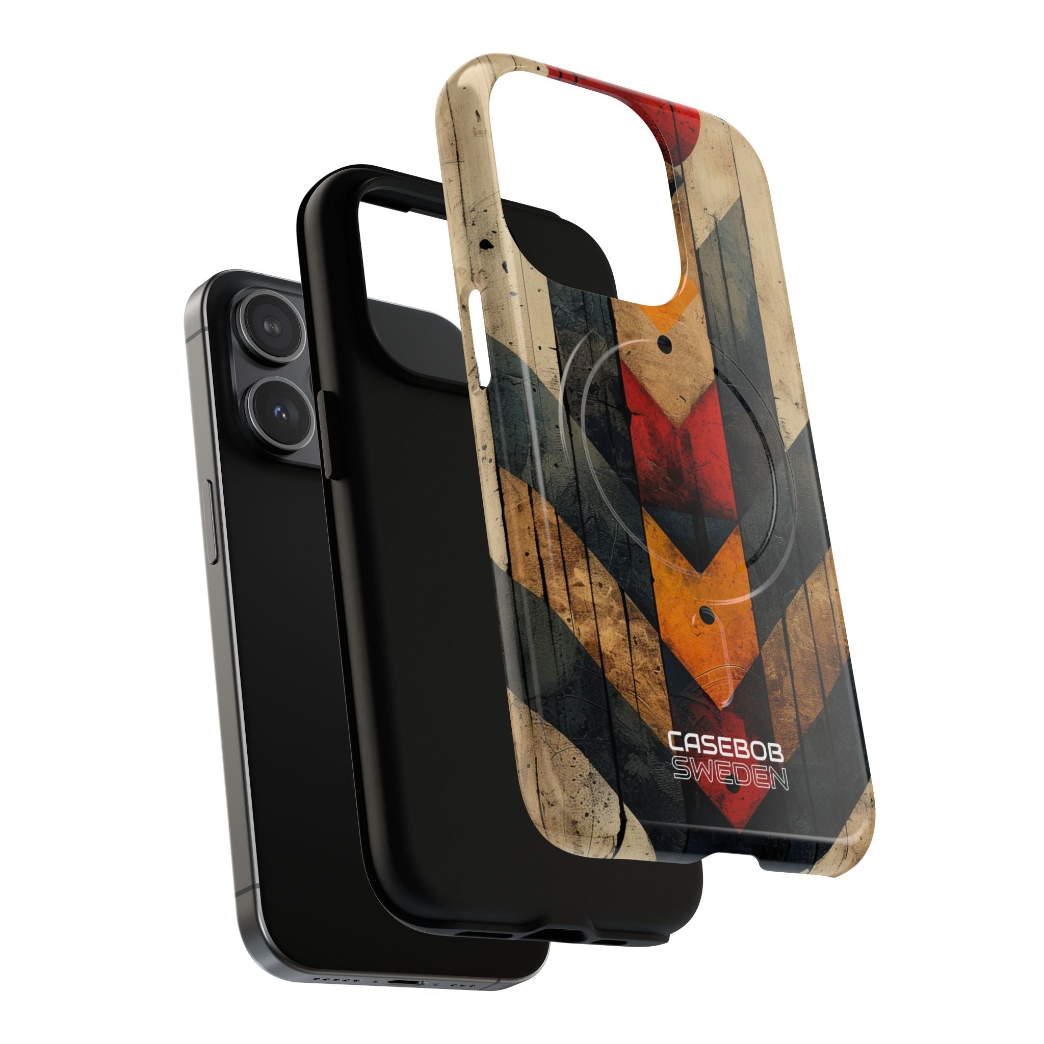 Geometric Fire Rise iPhone 15 - Tough+