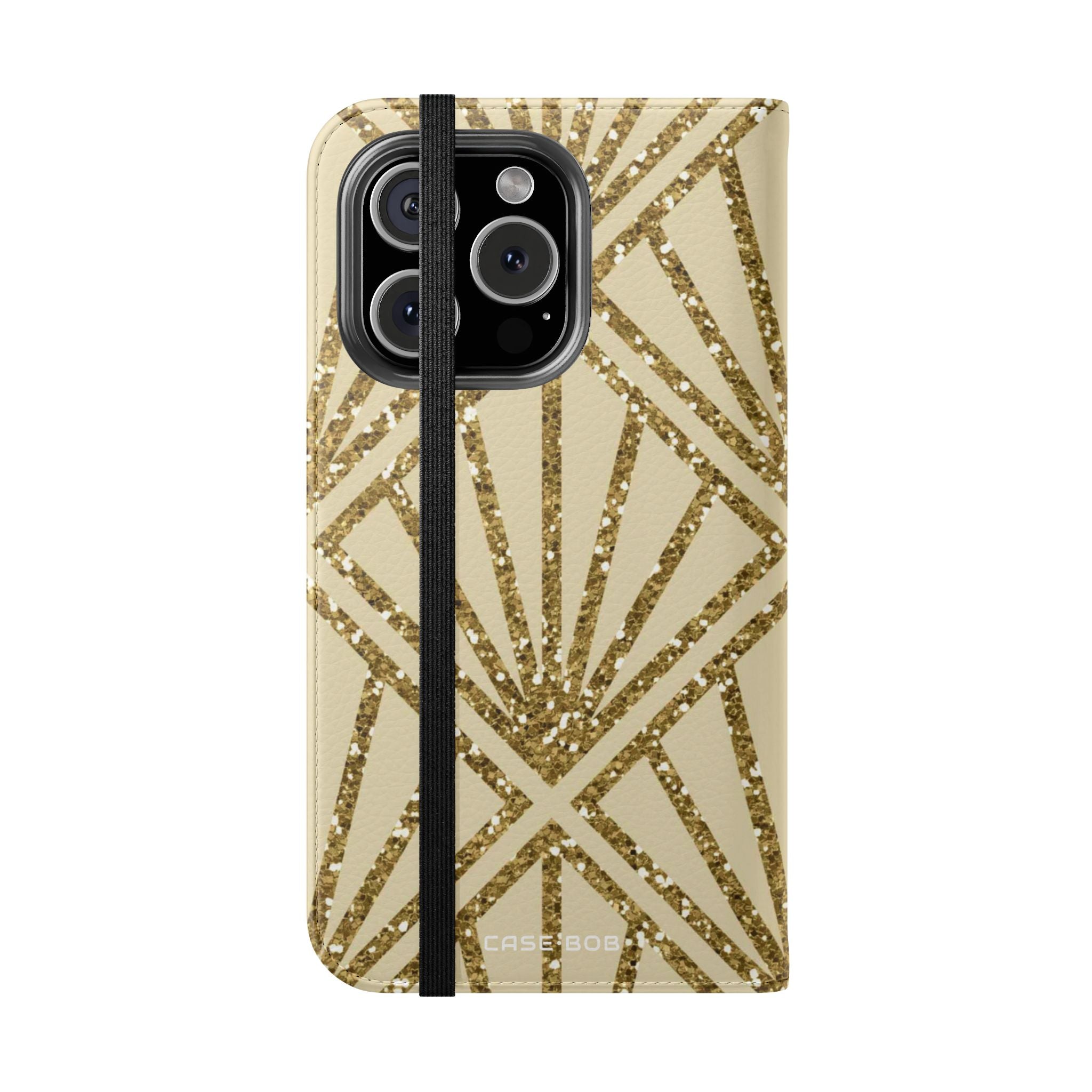 Golden Fan Sparkle - iPhone 16 Pro Case - Wallet