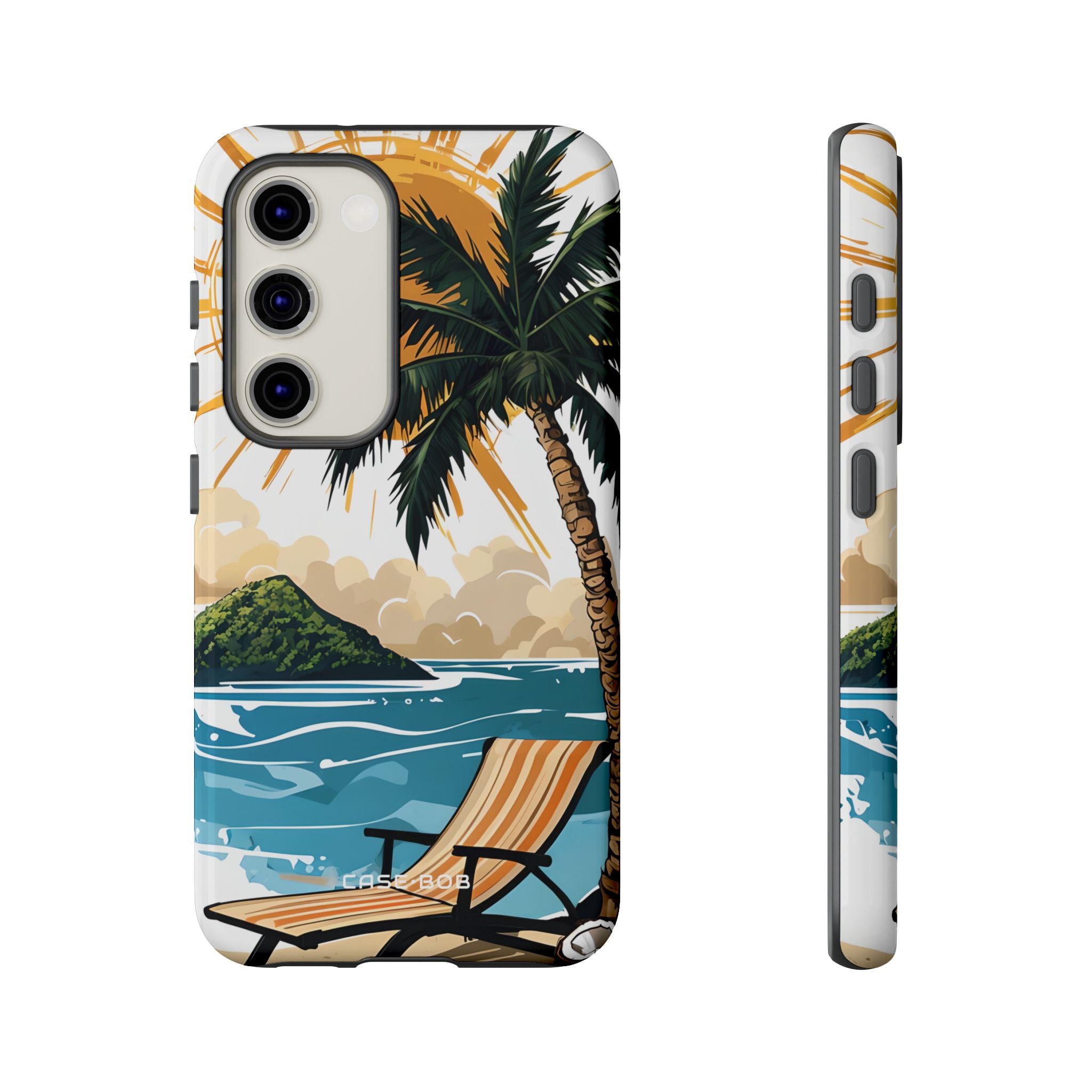 Sunny Palm Breeze Samsung S23 Case - Tough
