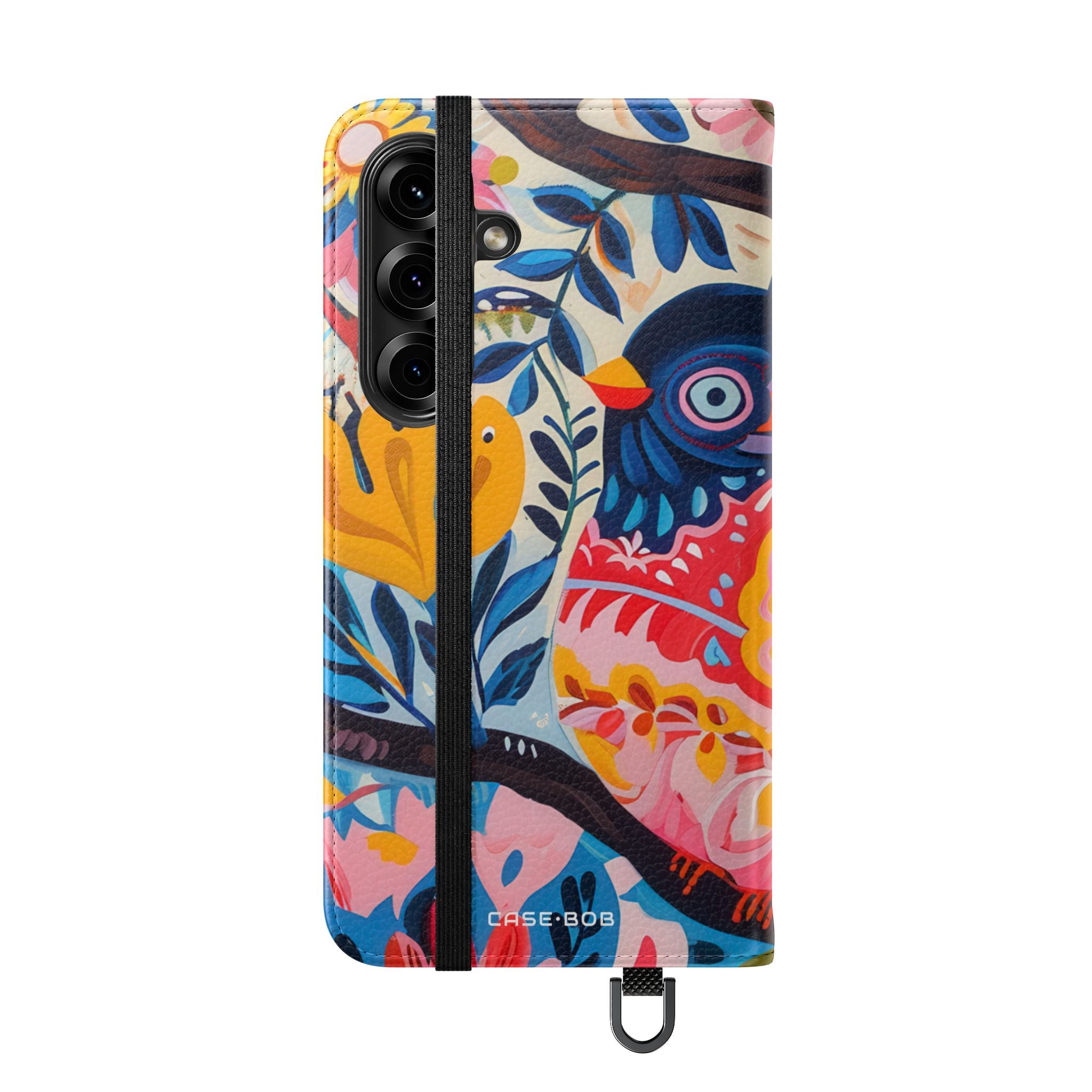 Ornate Owl Bloom - Samsung S25 Case - Wallet