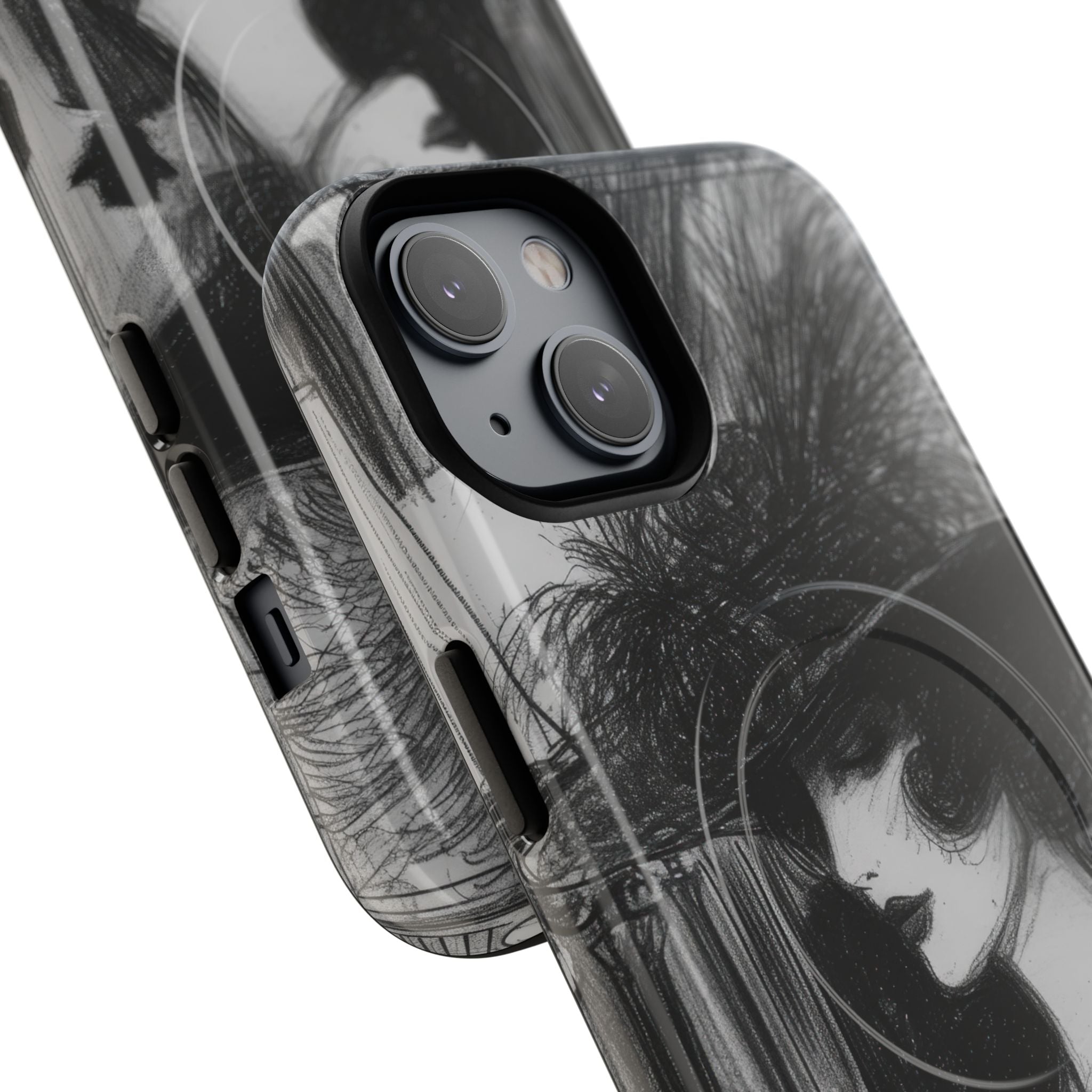 Vintage Feather Elegance iPhone 14 - Tough+