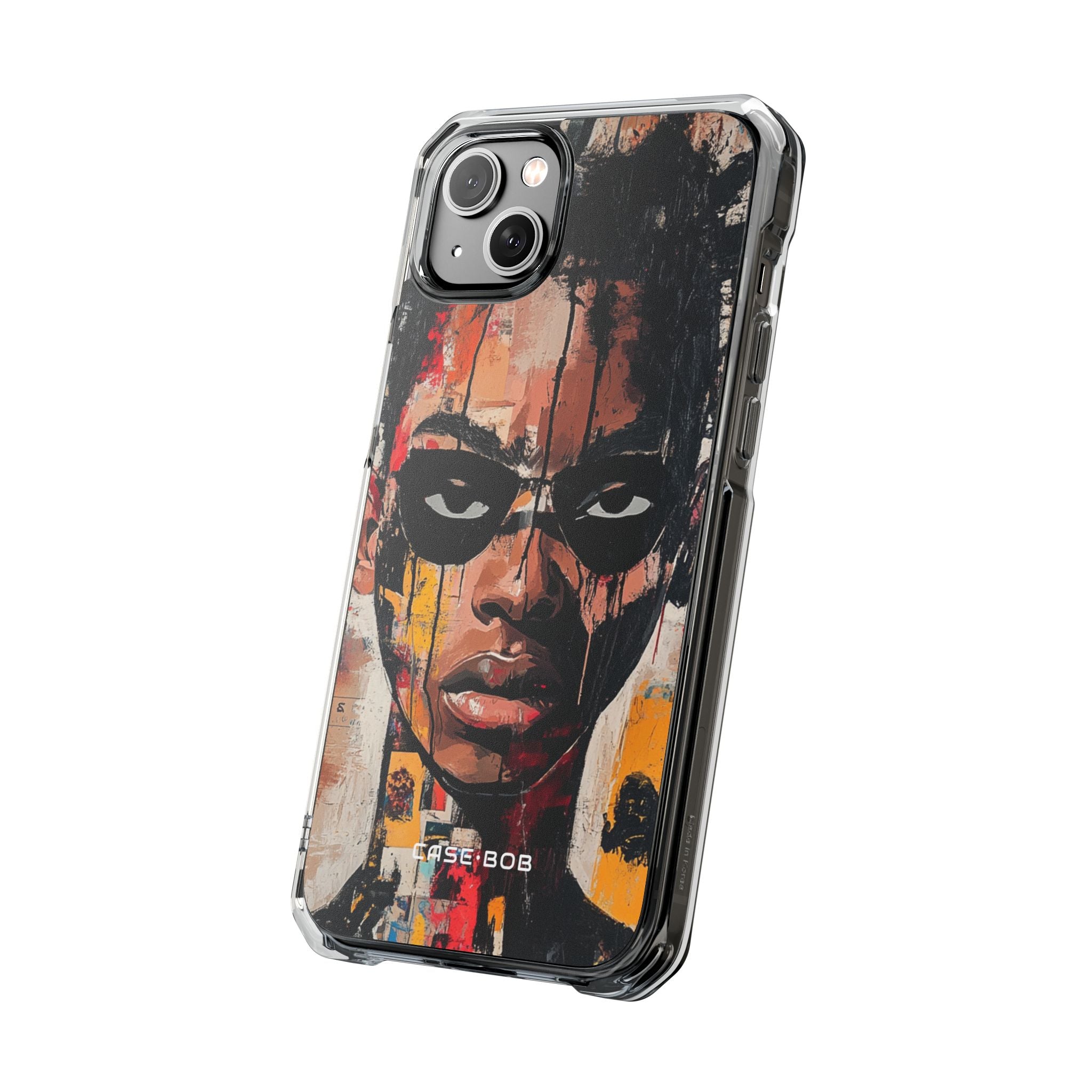 Masked Portrait Drips iPhone 14 Plus Case - Impact