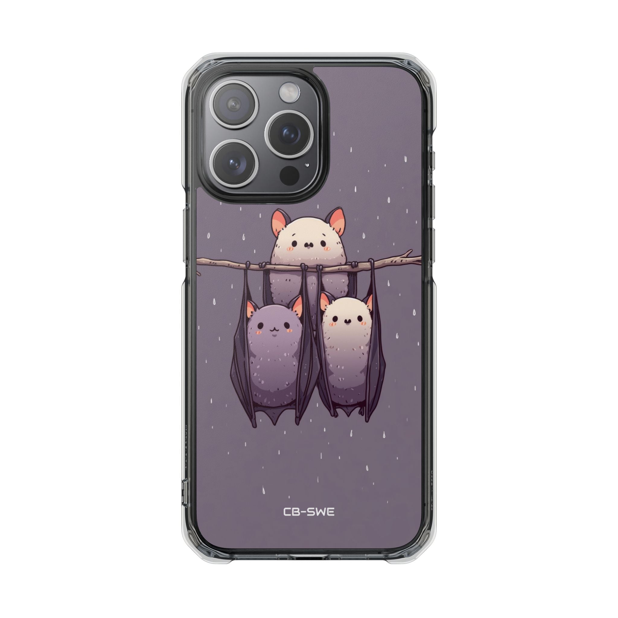 Bats Hang Playfully iPhone Case - Impact