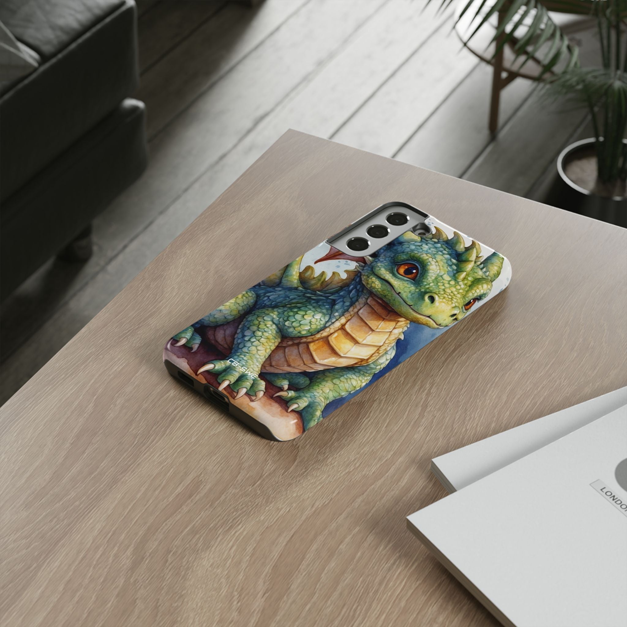 Green Dragon Smiles - Samsung Case
