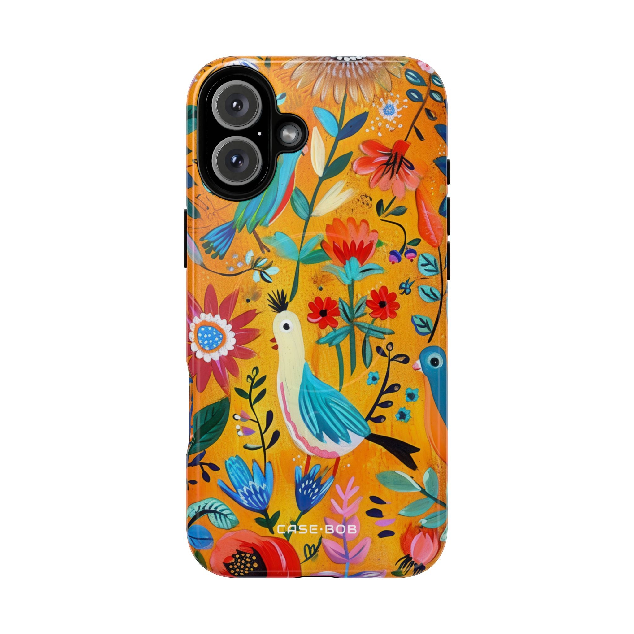 Colorful Birds Bloom iPhone 16 Plus Case - Tough+