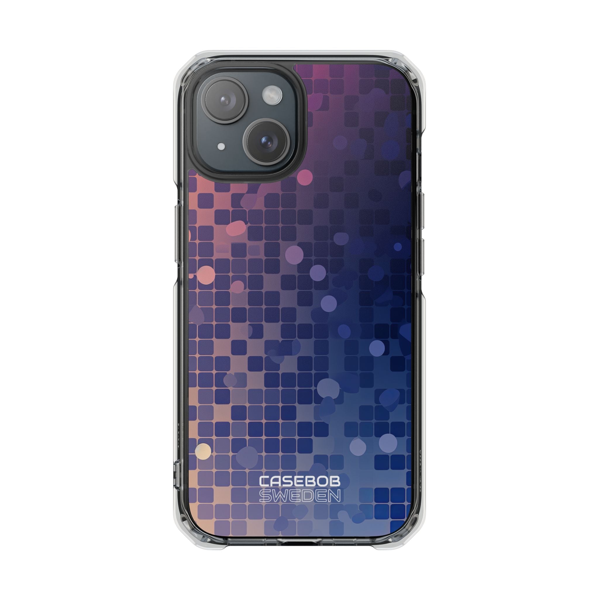 Vibrant Pixel Bloom iPhone 15 - Impact Clear+