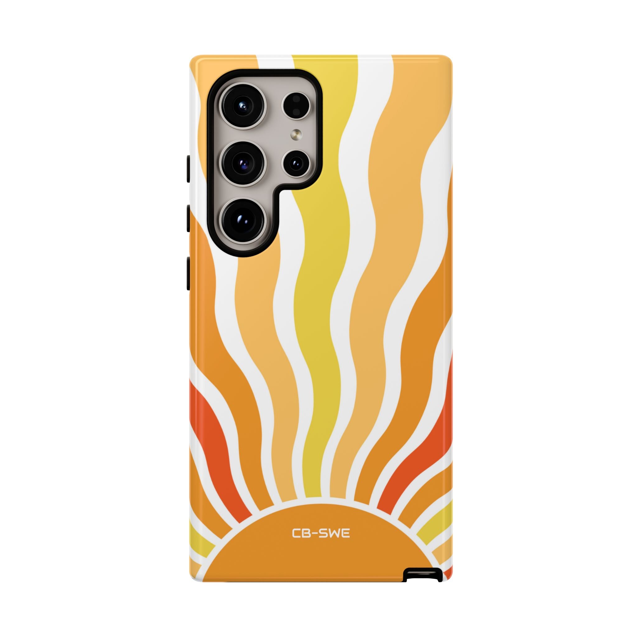 Retro Sunshine Waves - Samsung Case