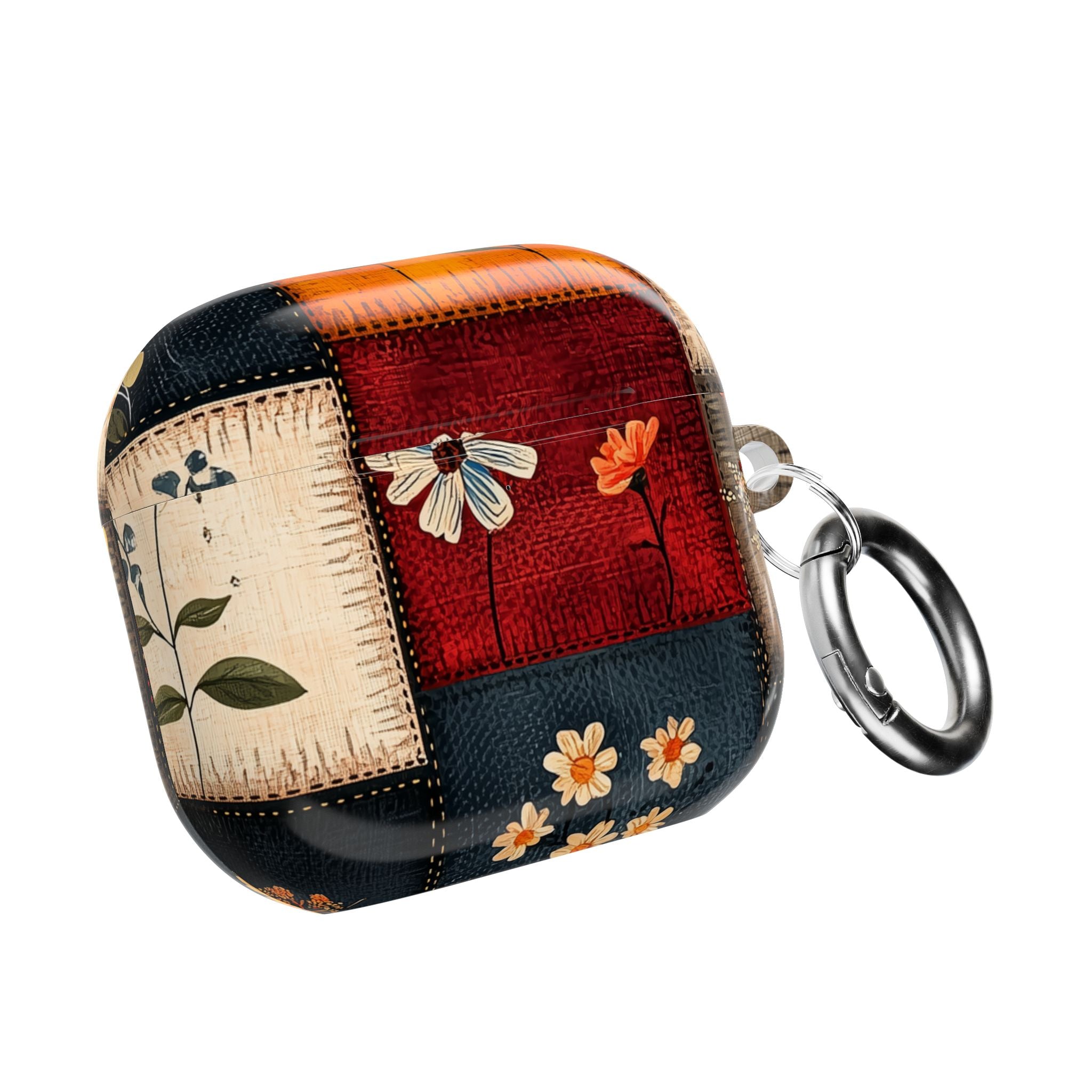 Patchwork Blooms - AirPods Case