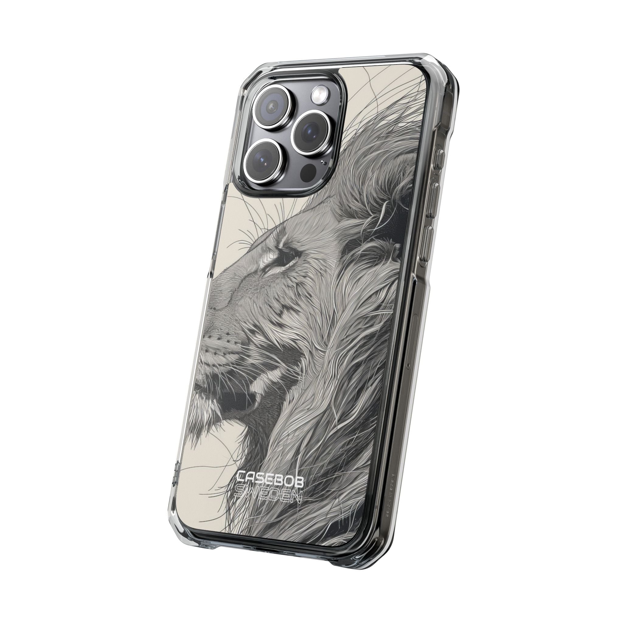 Majestic Lion Profile iPhone 15 - Impact Clear+