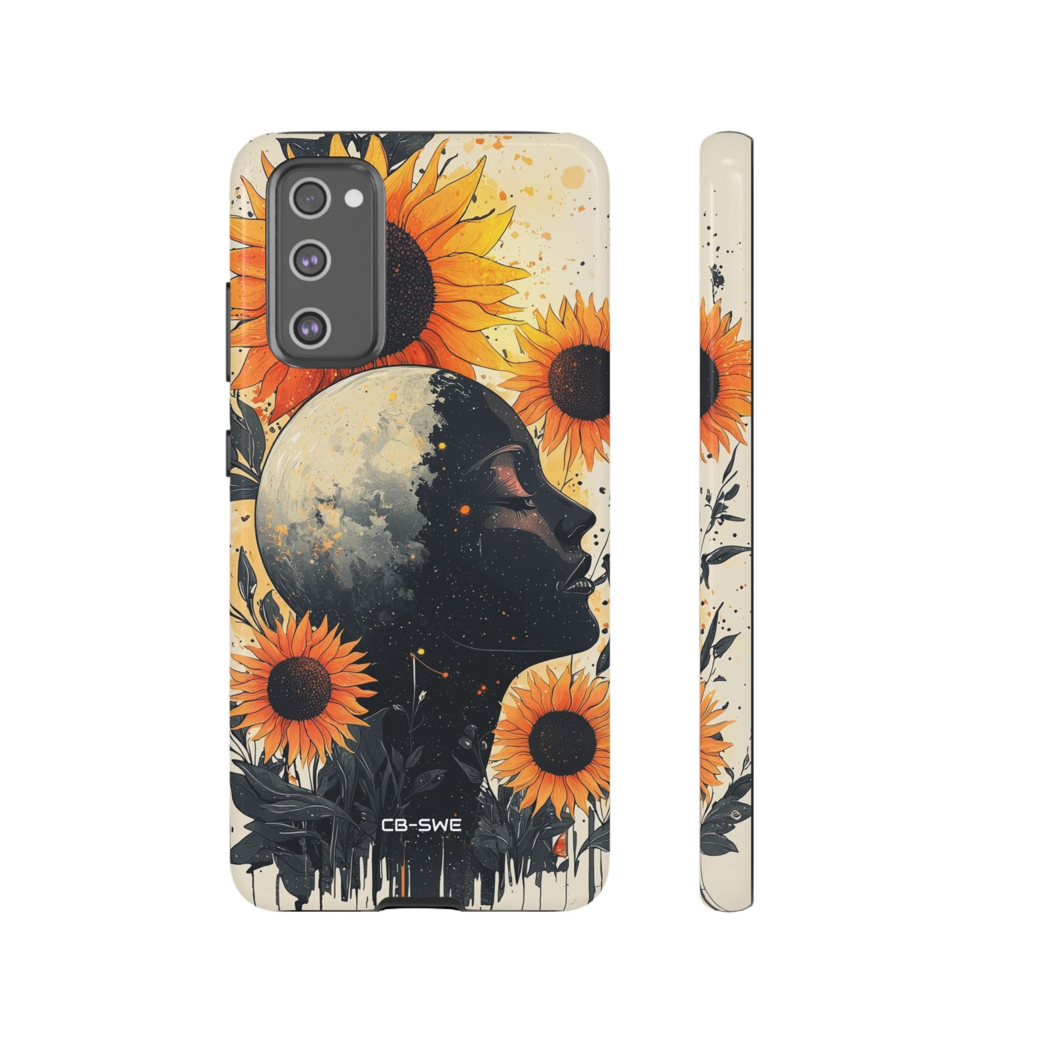 Sunflower Embraces Moon - Samsung Case