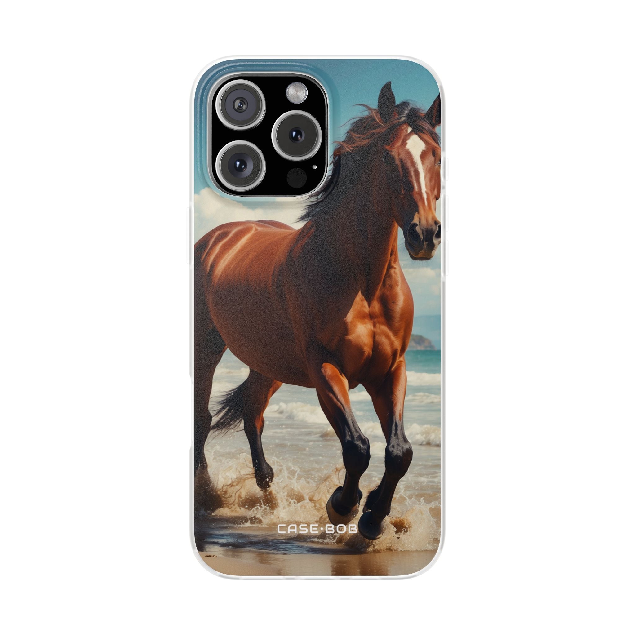 Blazing Horse iPhone 16 Pro Max Case - Soft