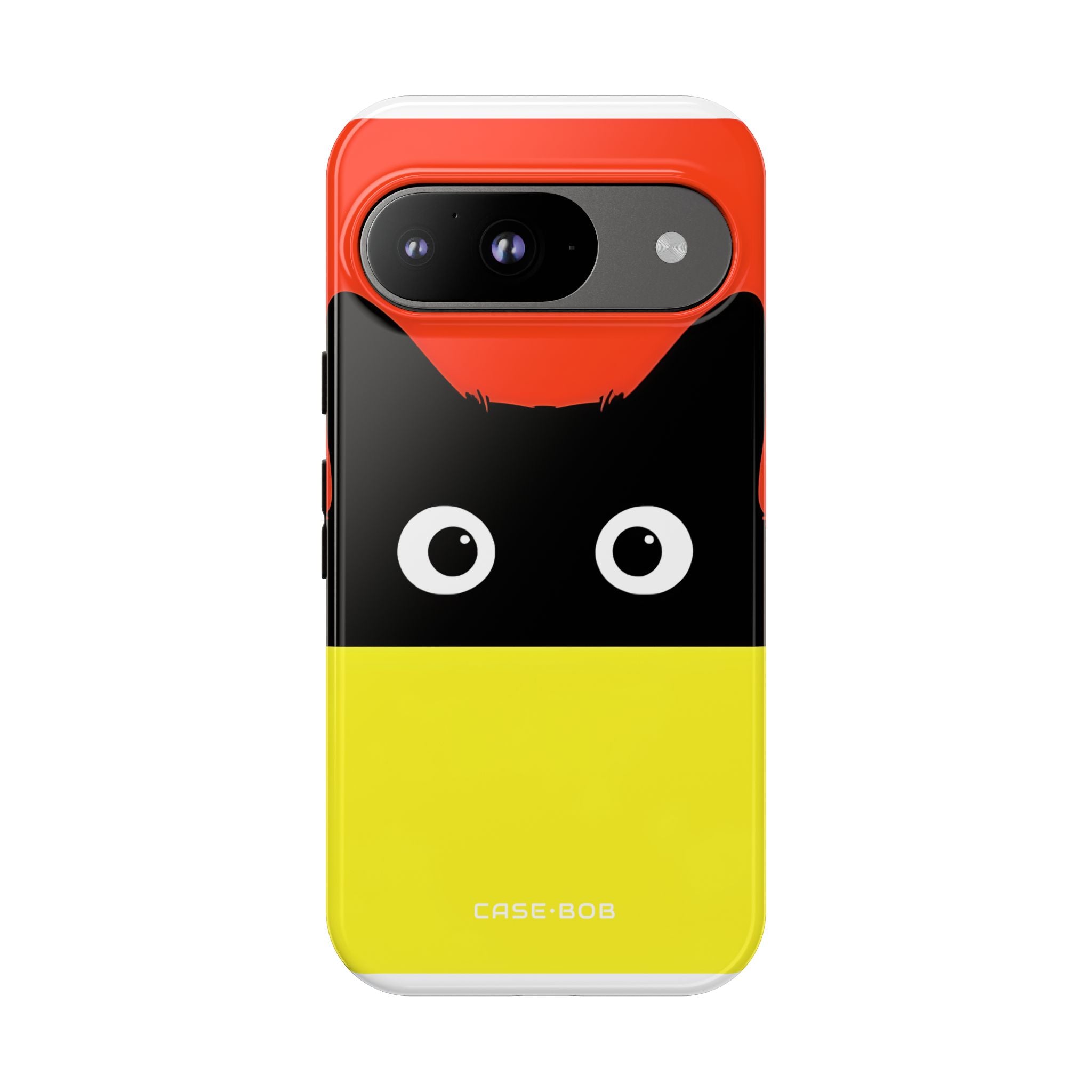 Peekaboo Cat Crimson Google Pixel 9 Case - Tough