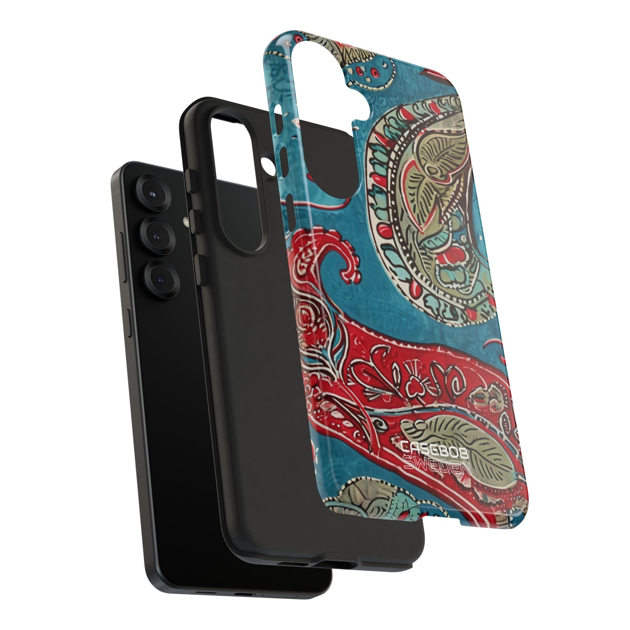 Paisley Floral Fusion Samsung S25 - Tough