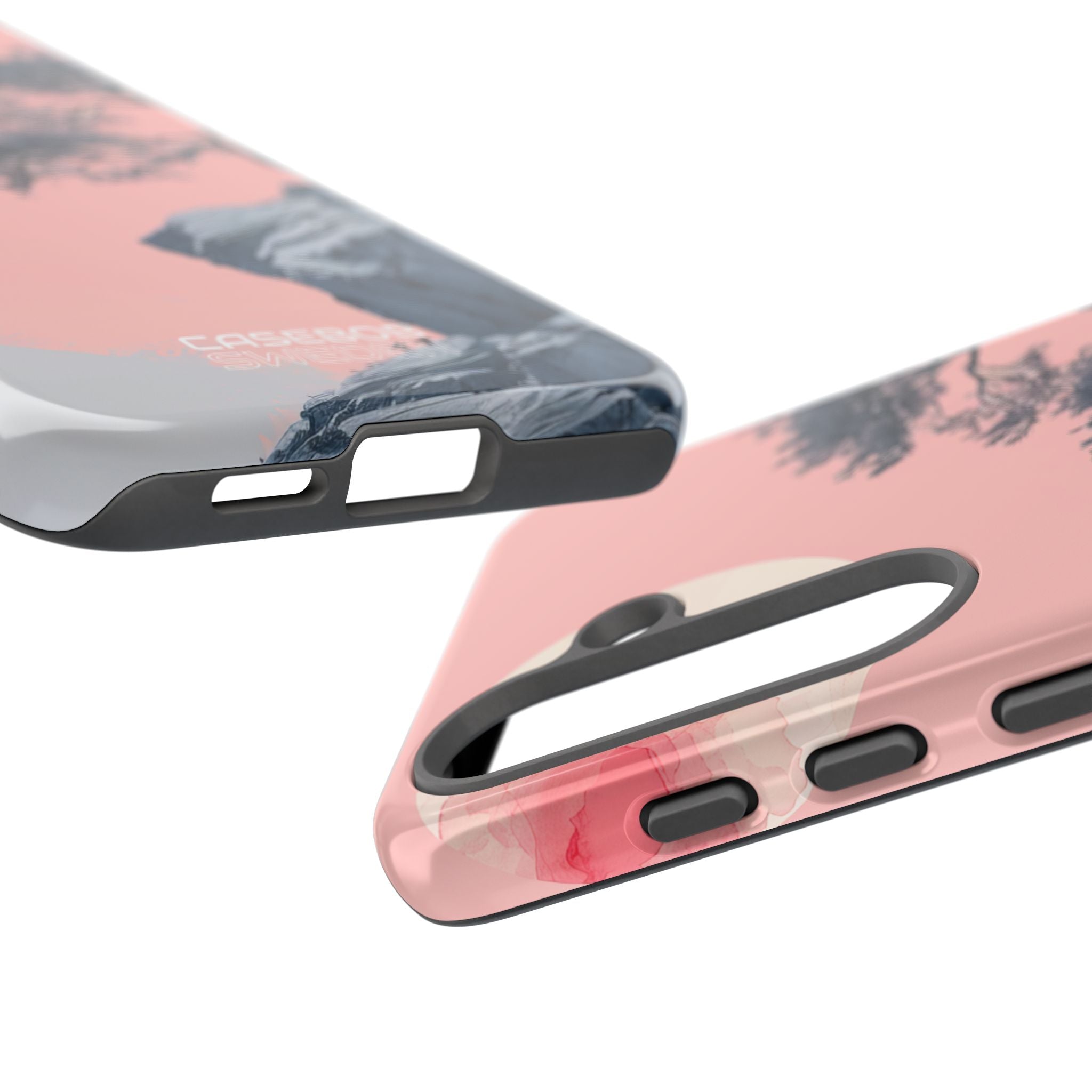Solitudine sulla scogliera rosa Samsung S25 - Tough